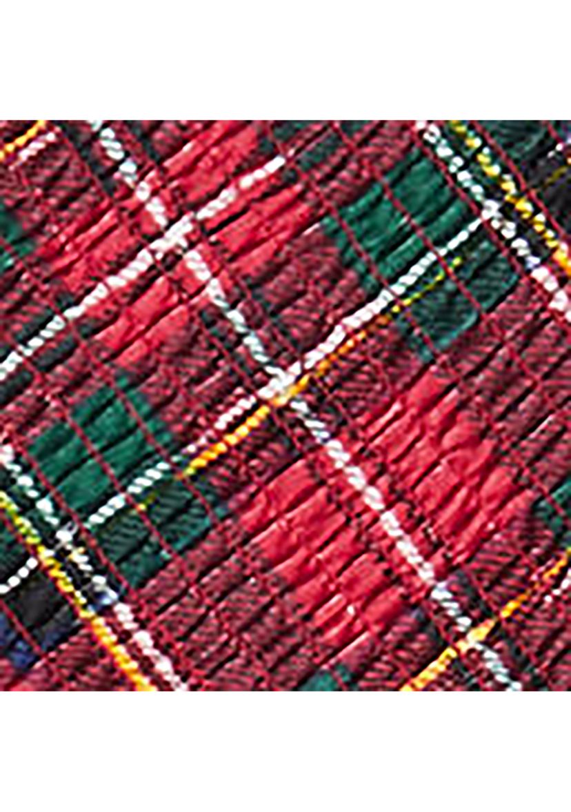 Girls 2-6x Plaid Smocked Cotton Jersey Dress