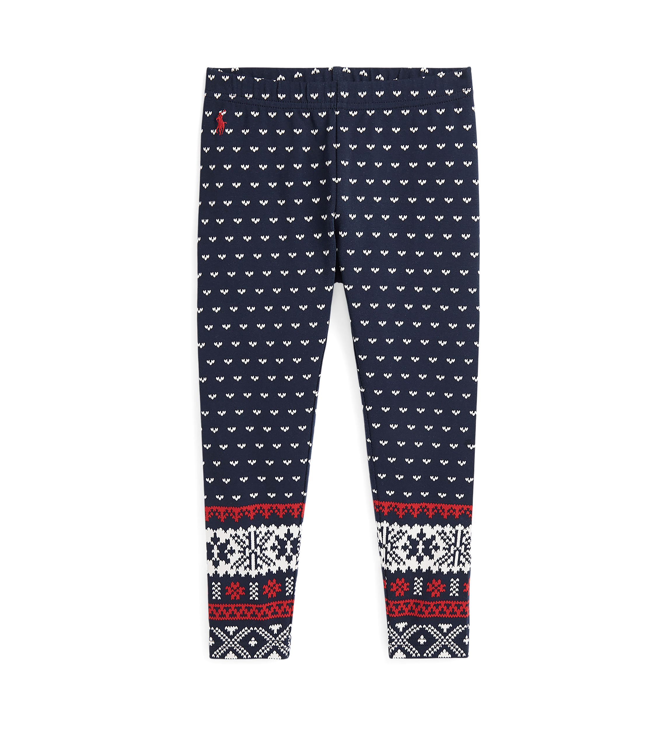 Girls 2-6x Fair Isle Stretch Jersey Leggings