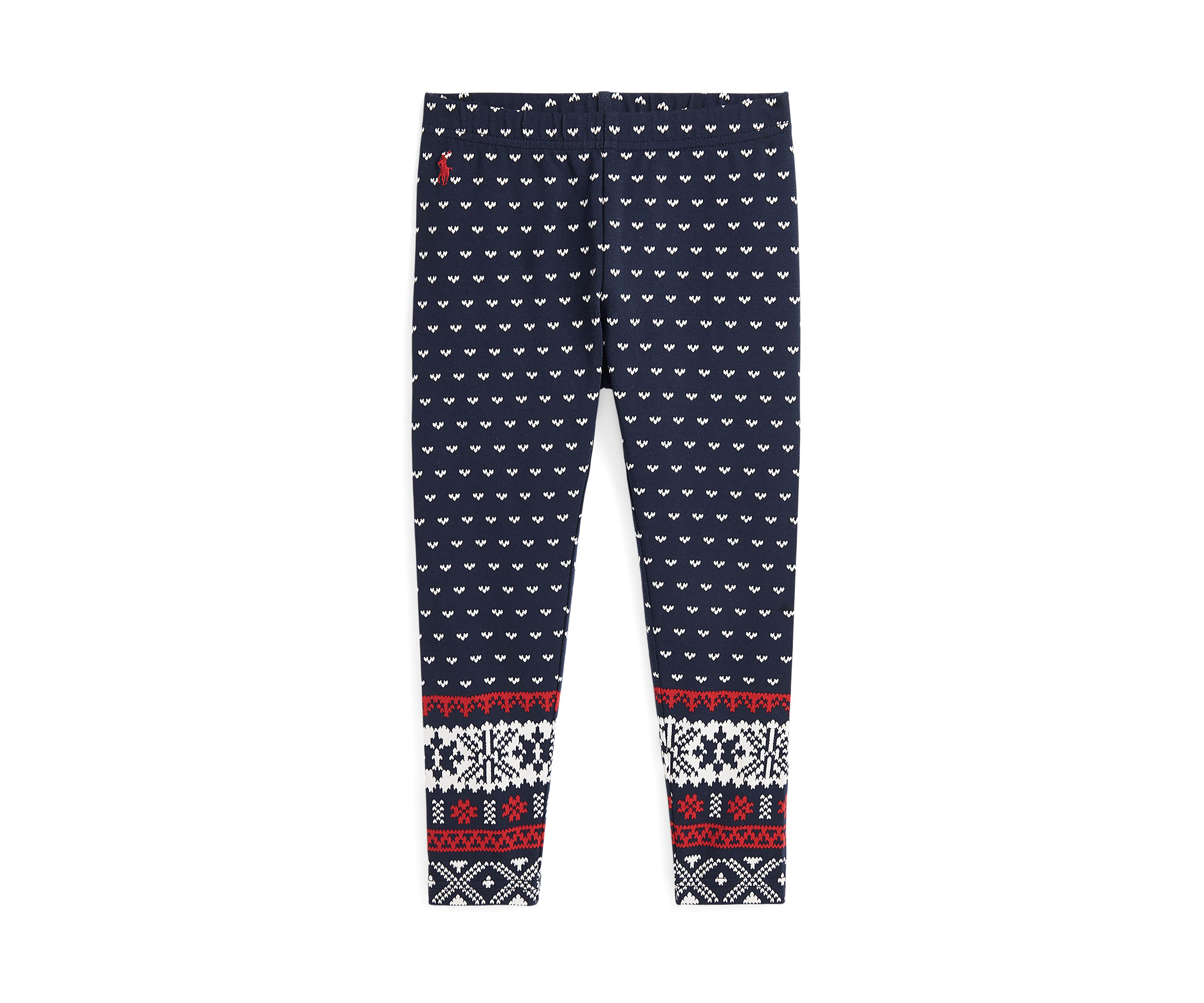 Girls 2-6x Fair Isle Stretch Jersey Leggings