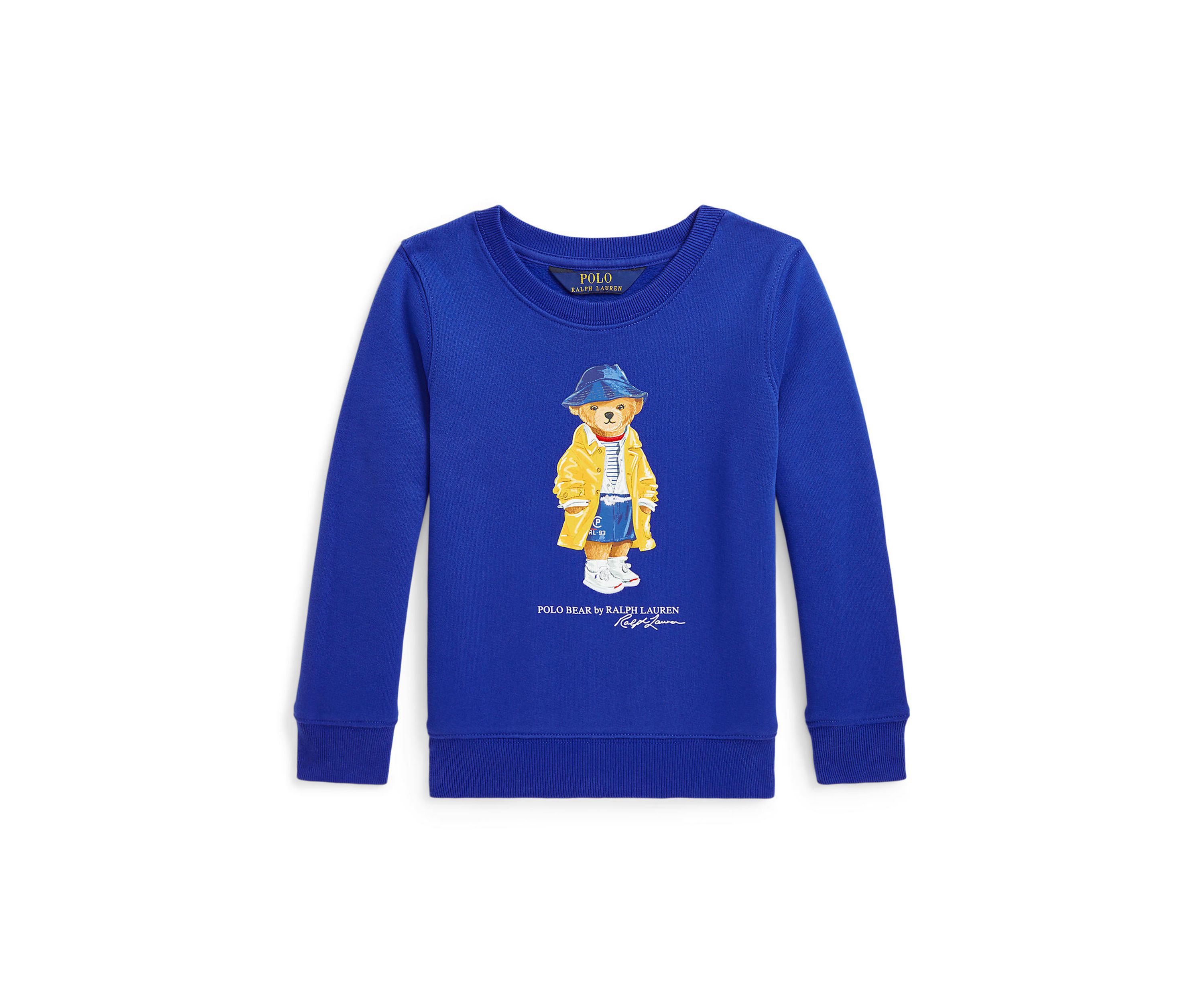 Girls 2-6x Polo Bear Fleece Sweatshirt
