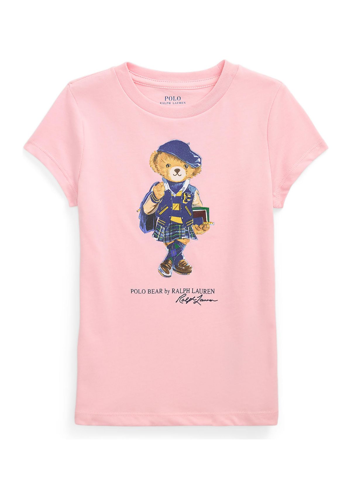 Girls 2-6x Polo Bear Cotton Jersey Tee