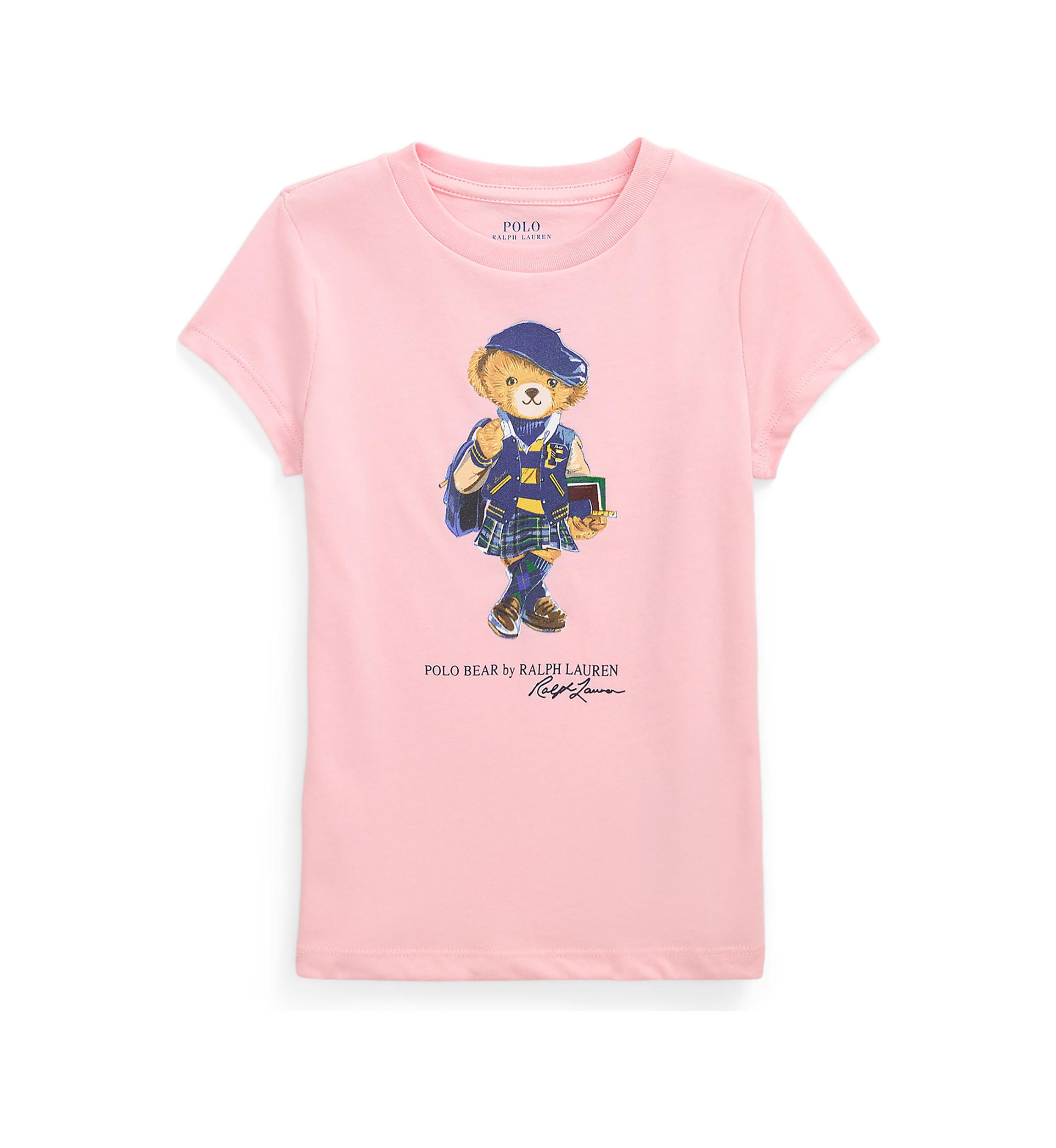Girls 2-6x Polo Bear Cotton Jersey Tee