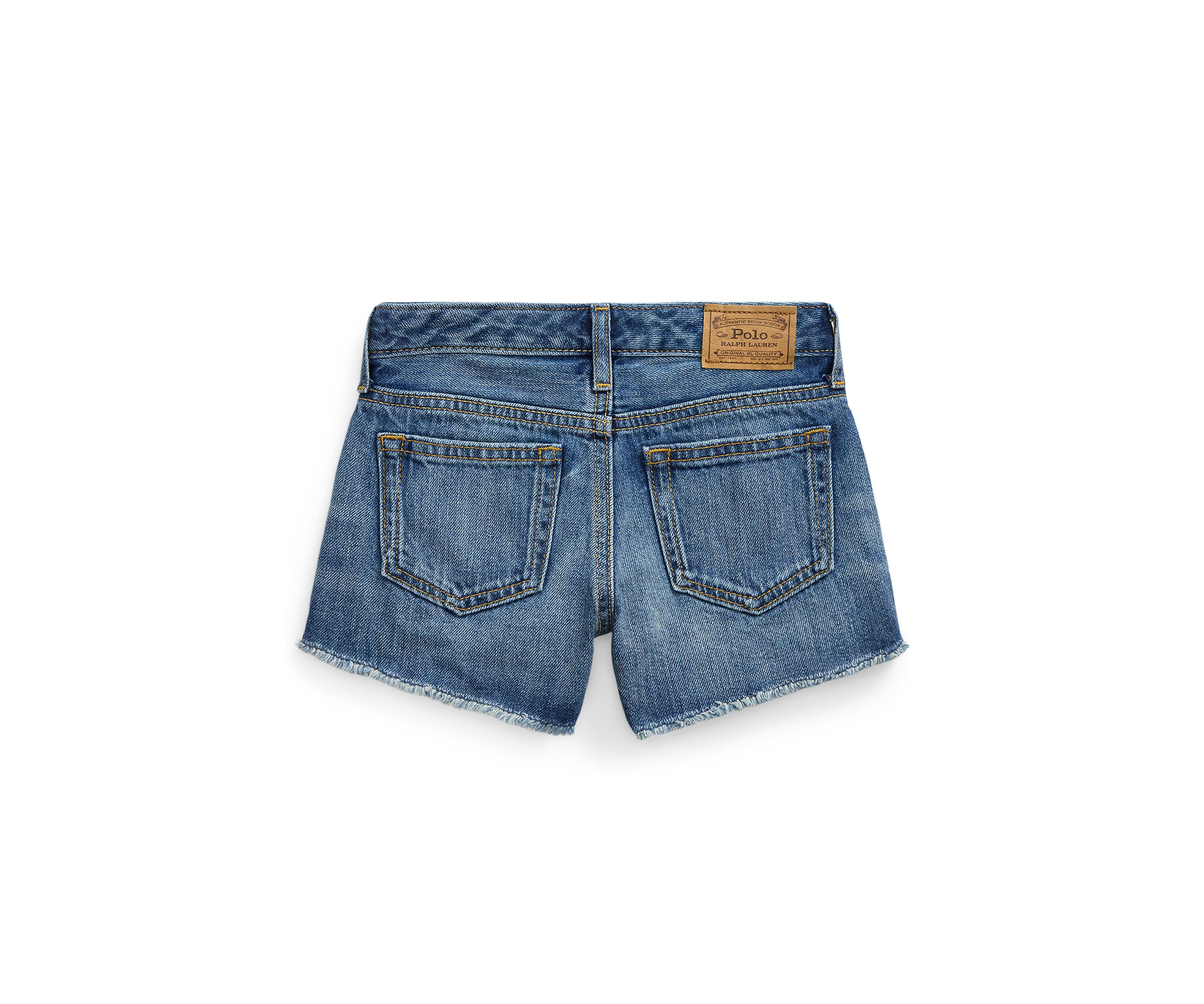 Girls 2-6x Distressed Cotton Denim Shorts