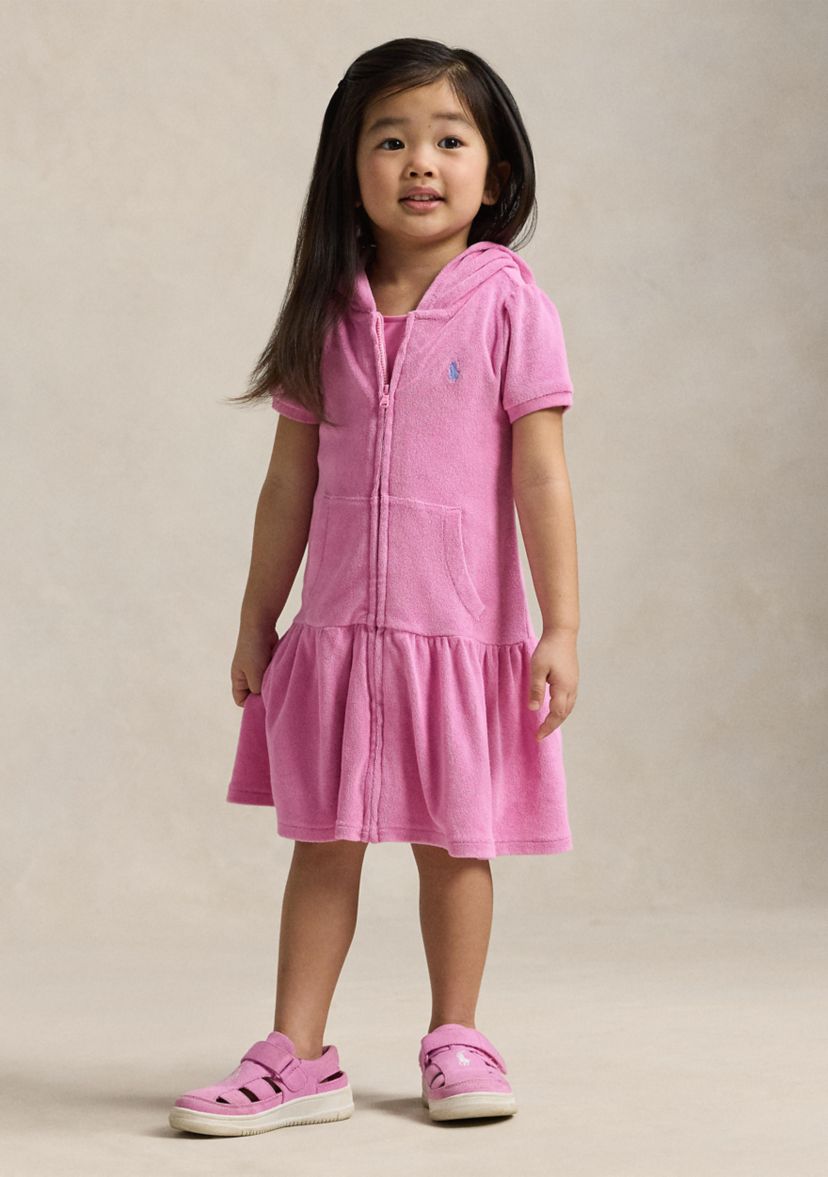 Girls 2-6x Hooded Terry Swim Coverup