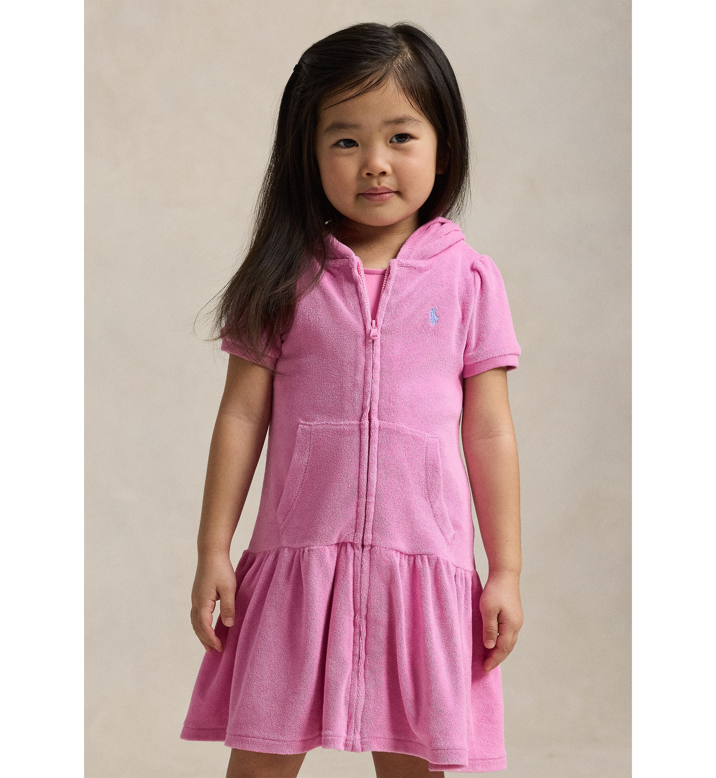 Girls 2-6x Hooded Terry Swim Coverup