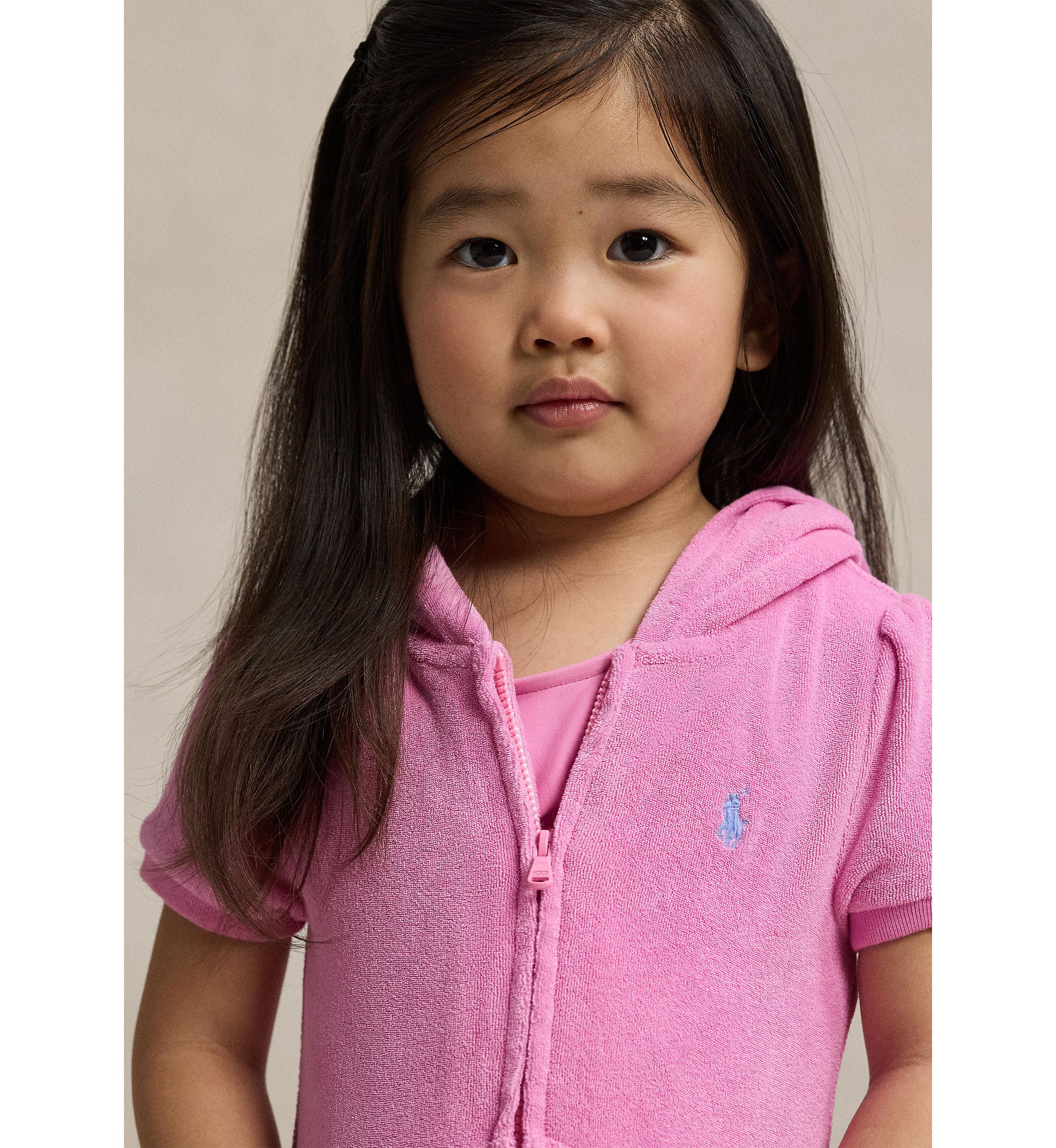 Girls 2-6x Hooded Terry Swim Coverup