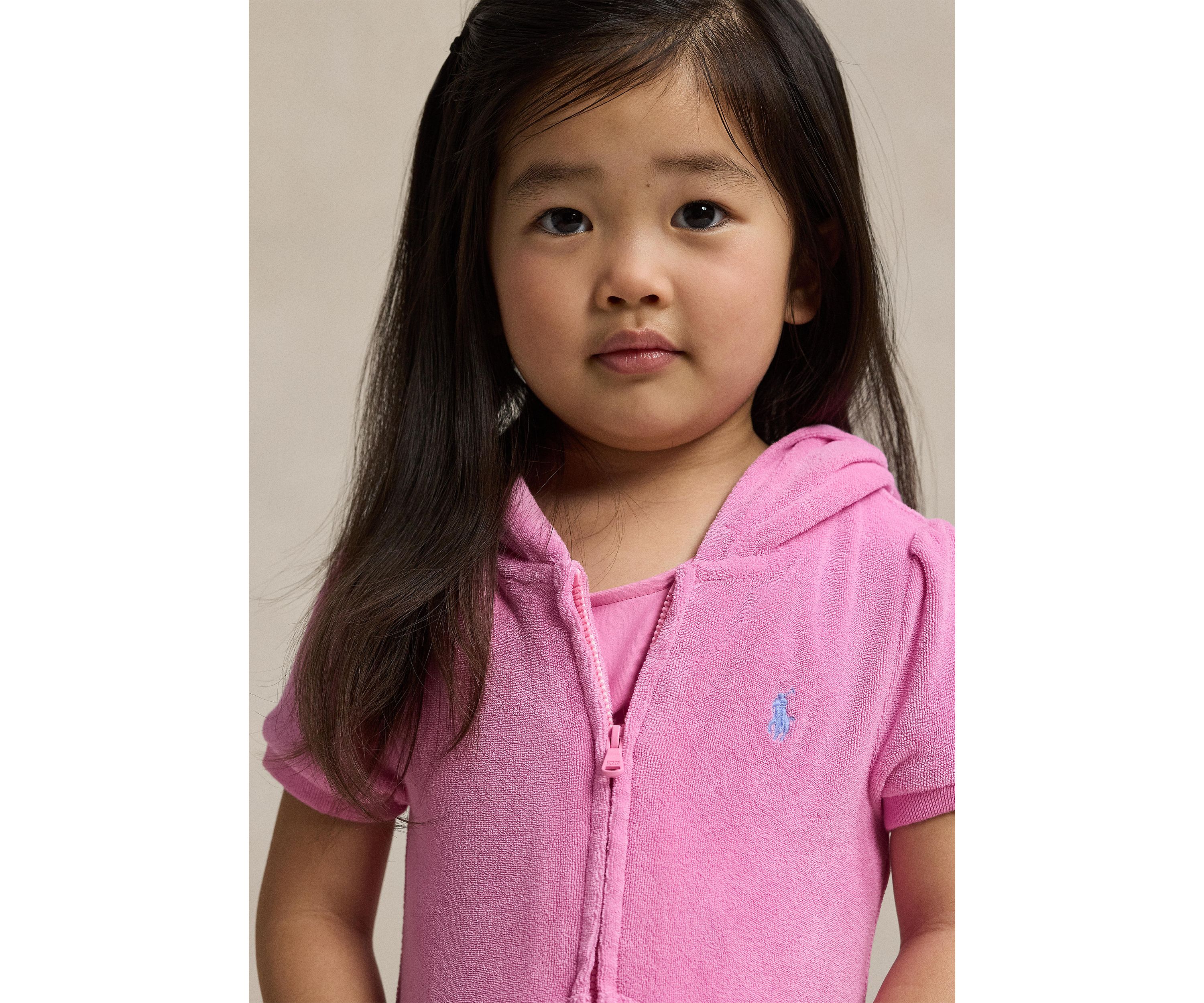 Girls 2-6x Hooded Terry Swim Coverup