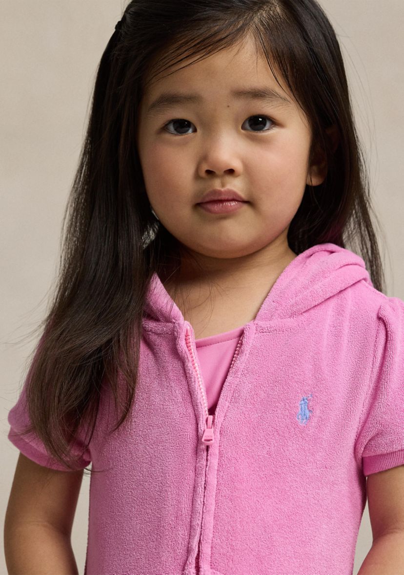 Girls 2-6x Hooded Terry Swim Coverup