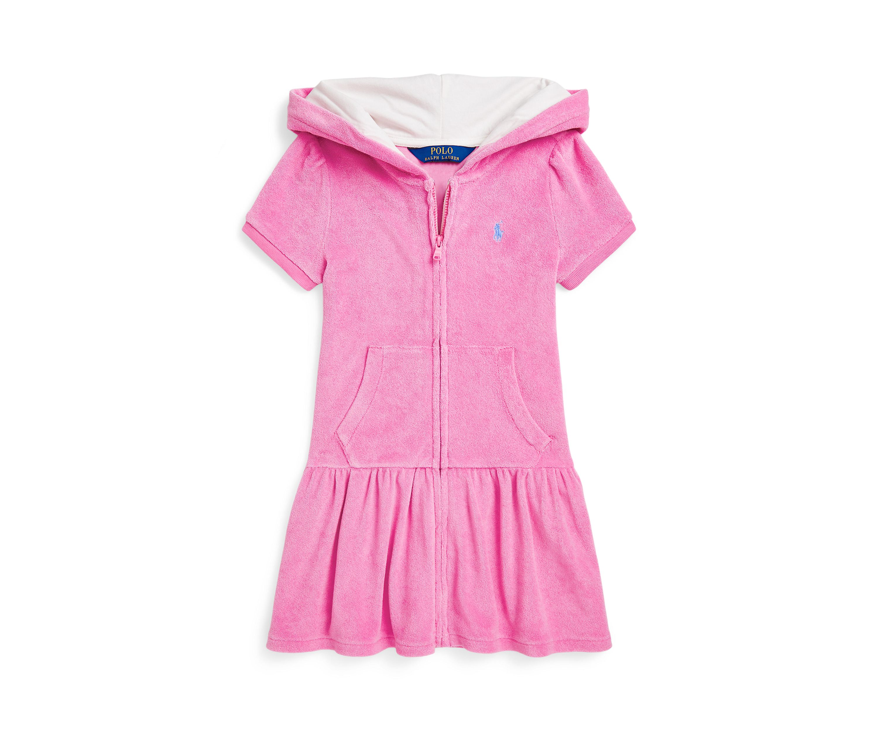 Girls 2-6x Hooded Terry Swim Coverup
