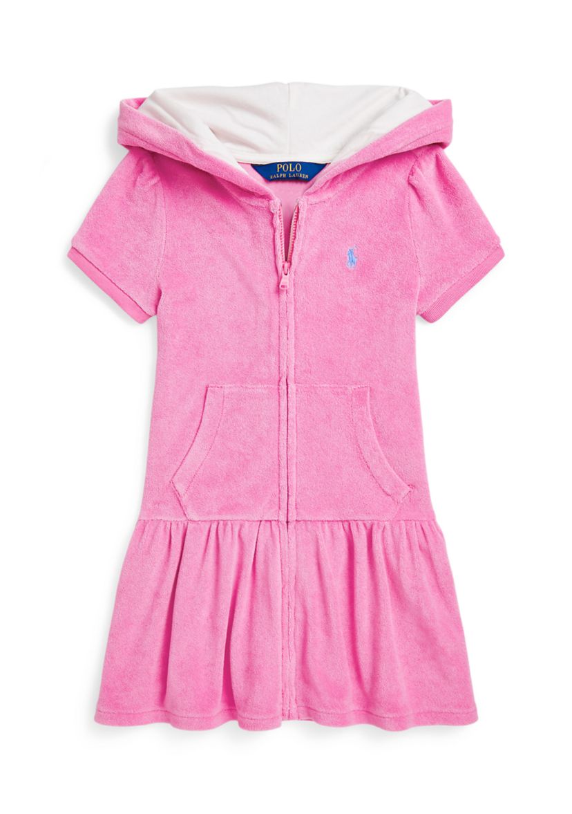 Girls 2-6x Hooded Terry Swim Coverup
