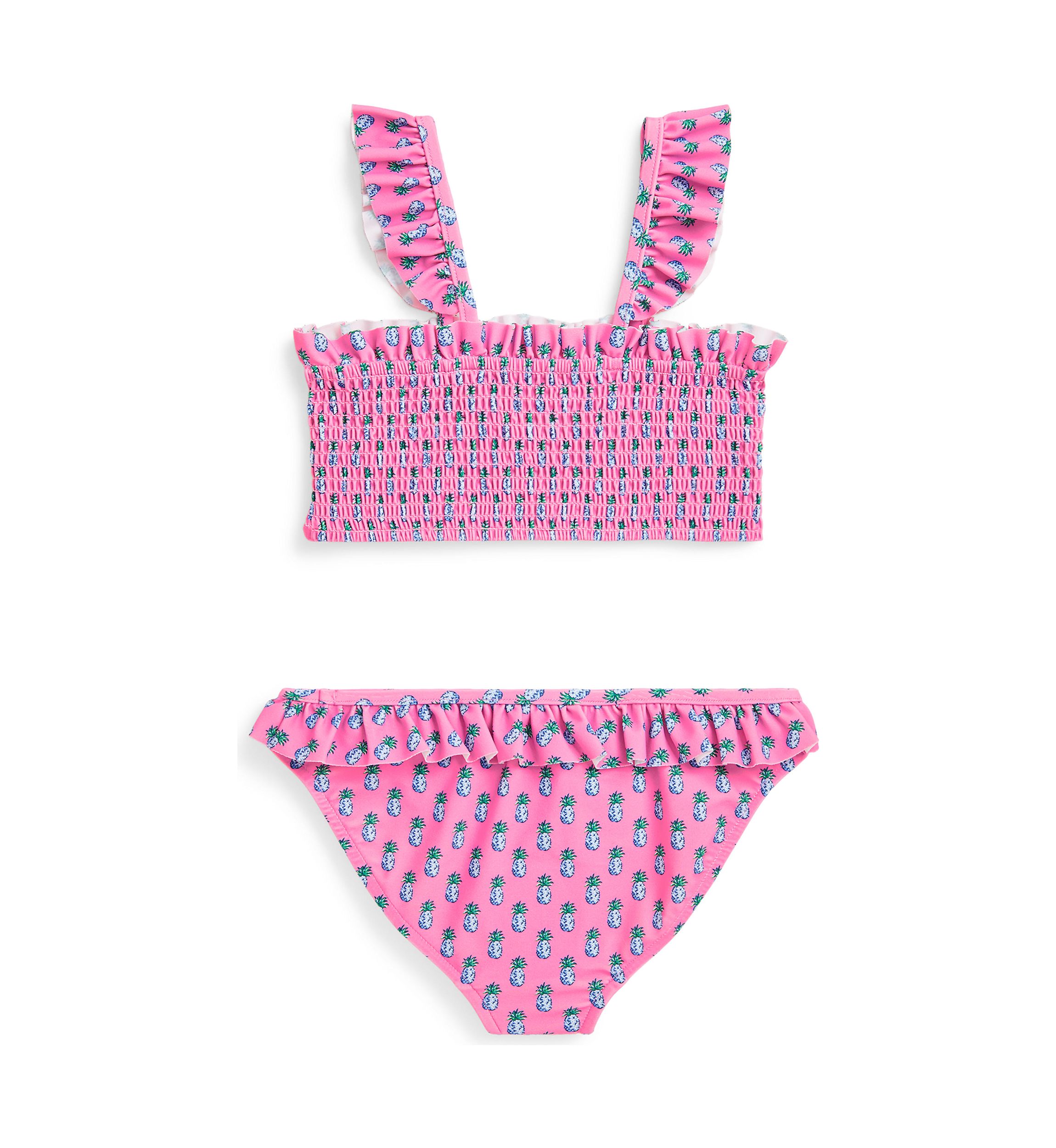Girls 2-6x Pineapple Printed 2 Piece Swimsuit
