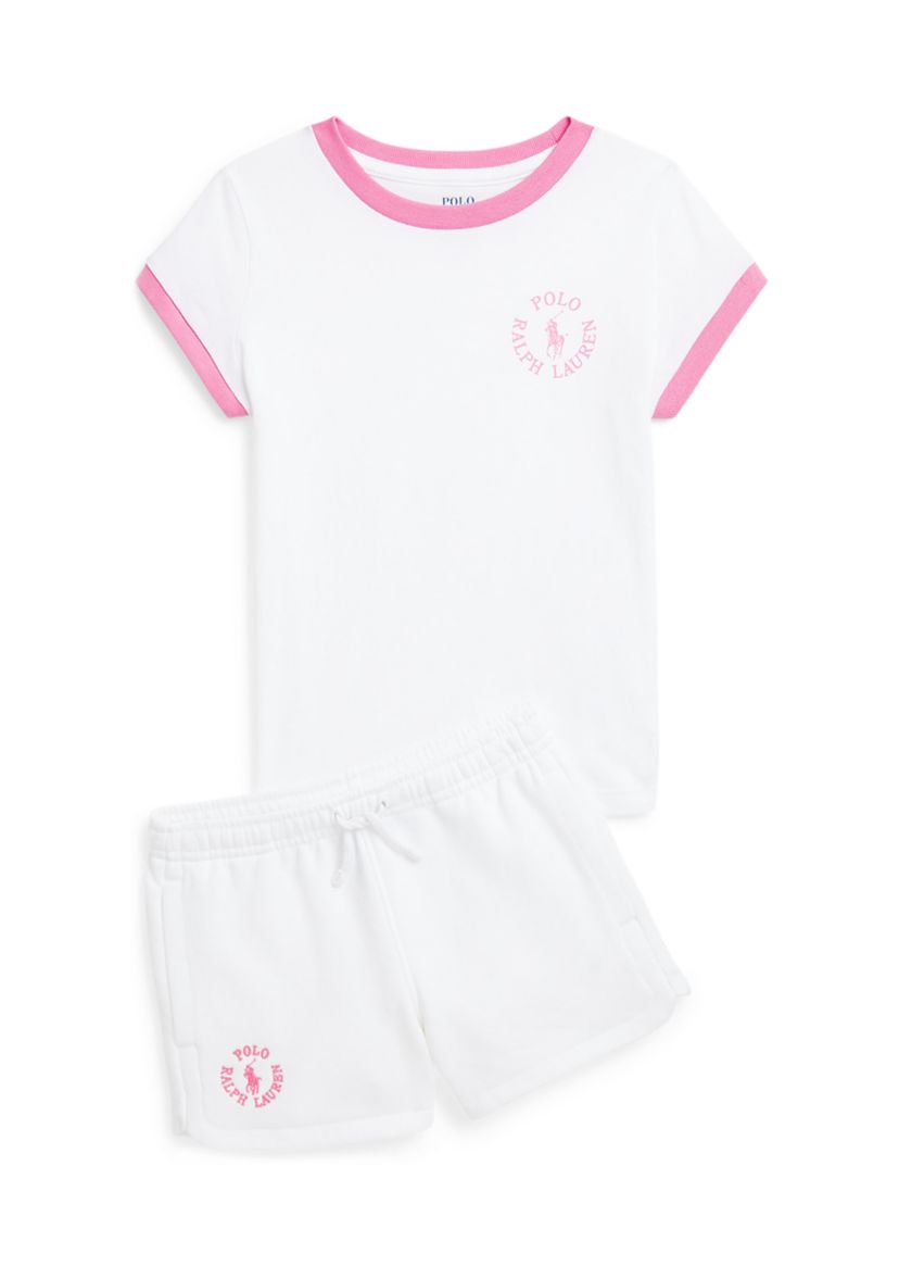 Girls 2-6x Big Pony Logo Cotton Jersey T-Shirt