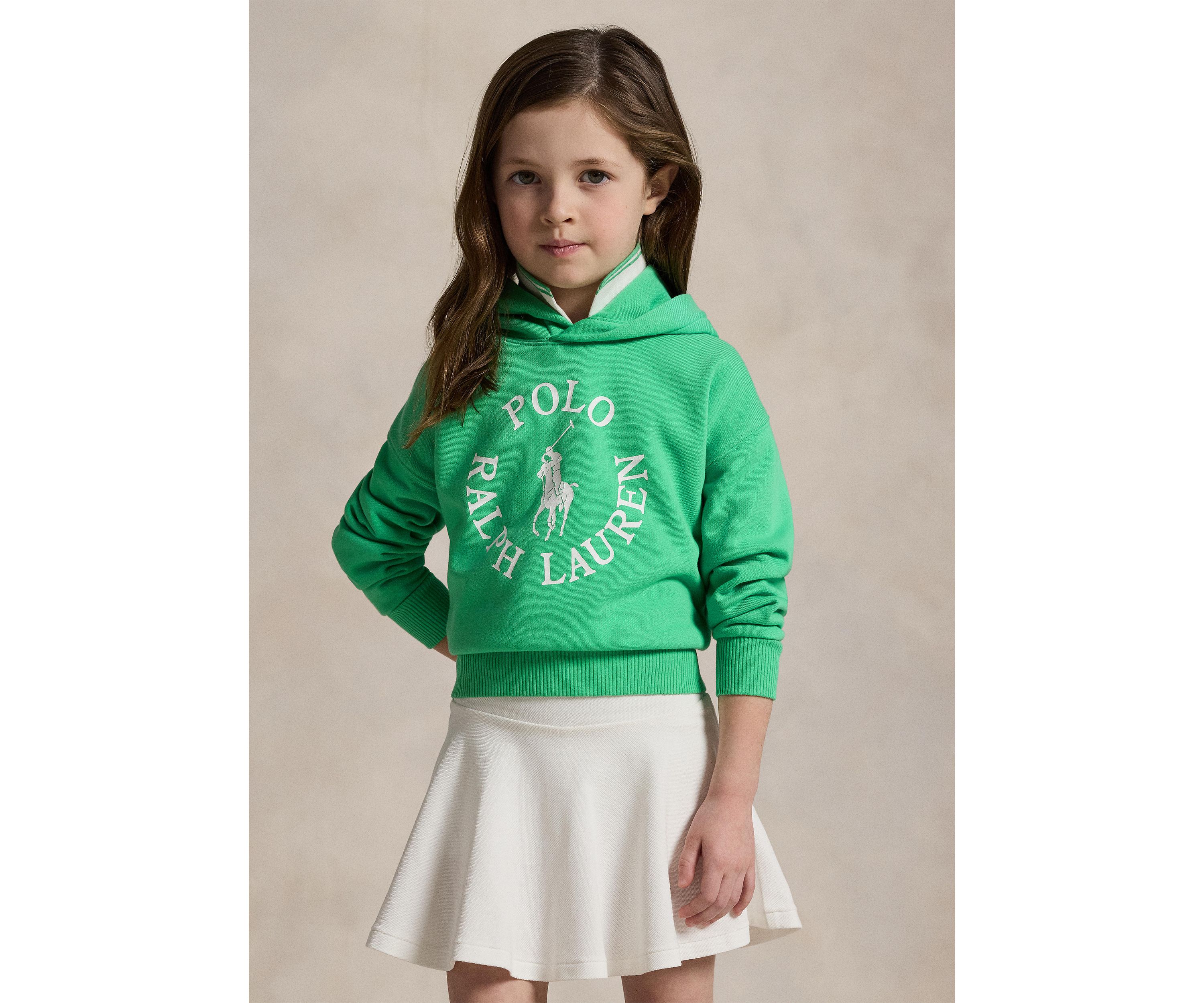 Girls 2-6x Big Pony Logo French Terry Hoodie