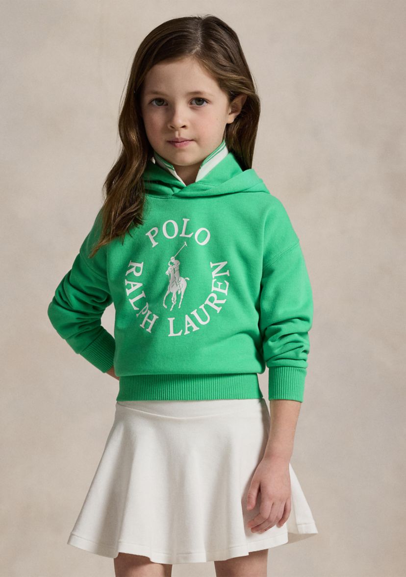 Girls 2-6x Big Pony Logo French Terry Hoodie