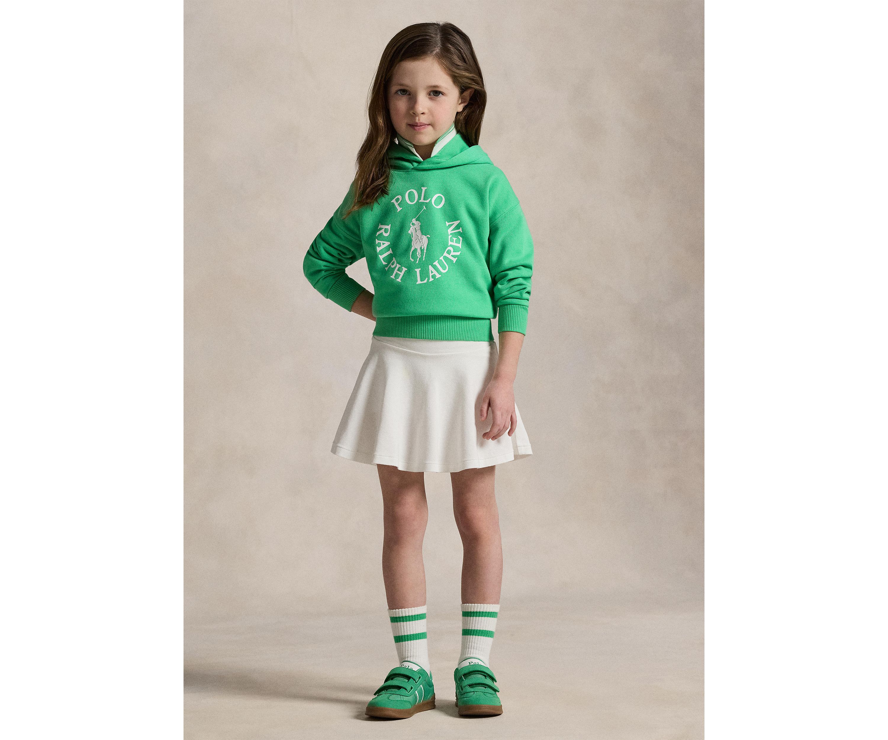 Girls 2-6x Big Pony Logo French Terry Hoodie