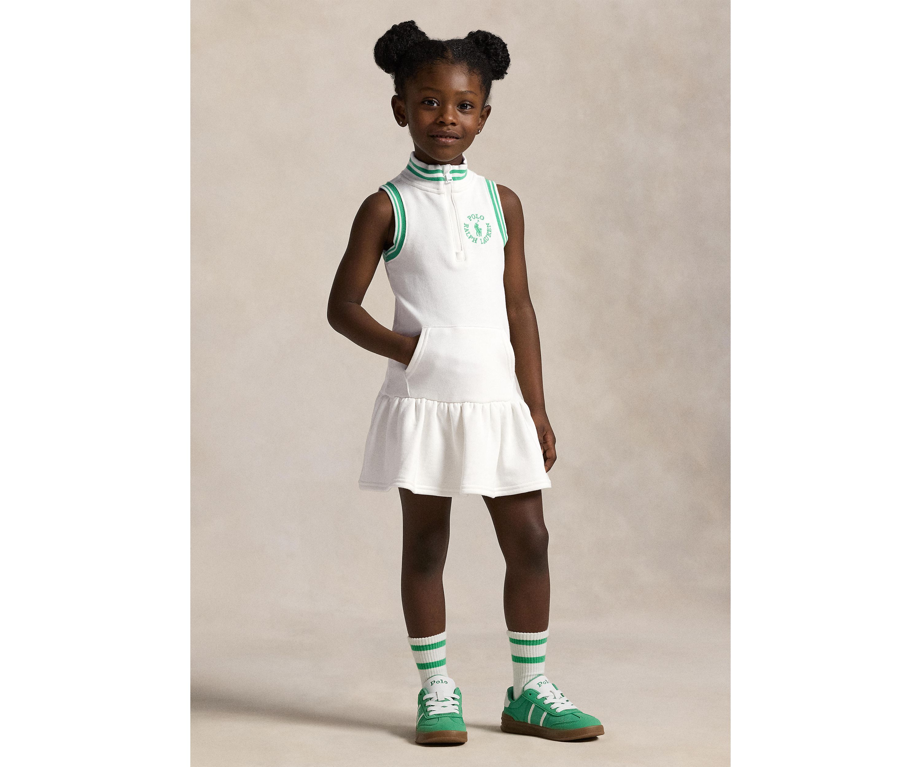 Girls 2-6x Big Pony Logo Terry Dress