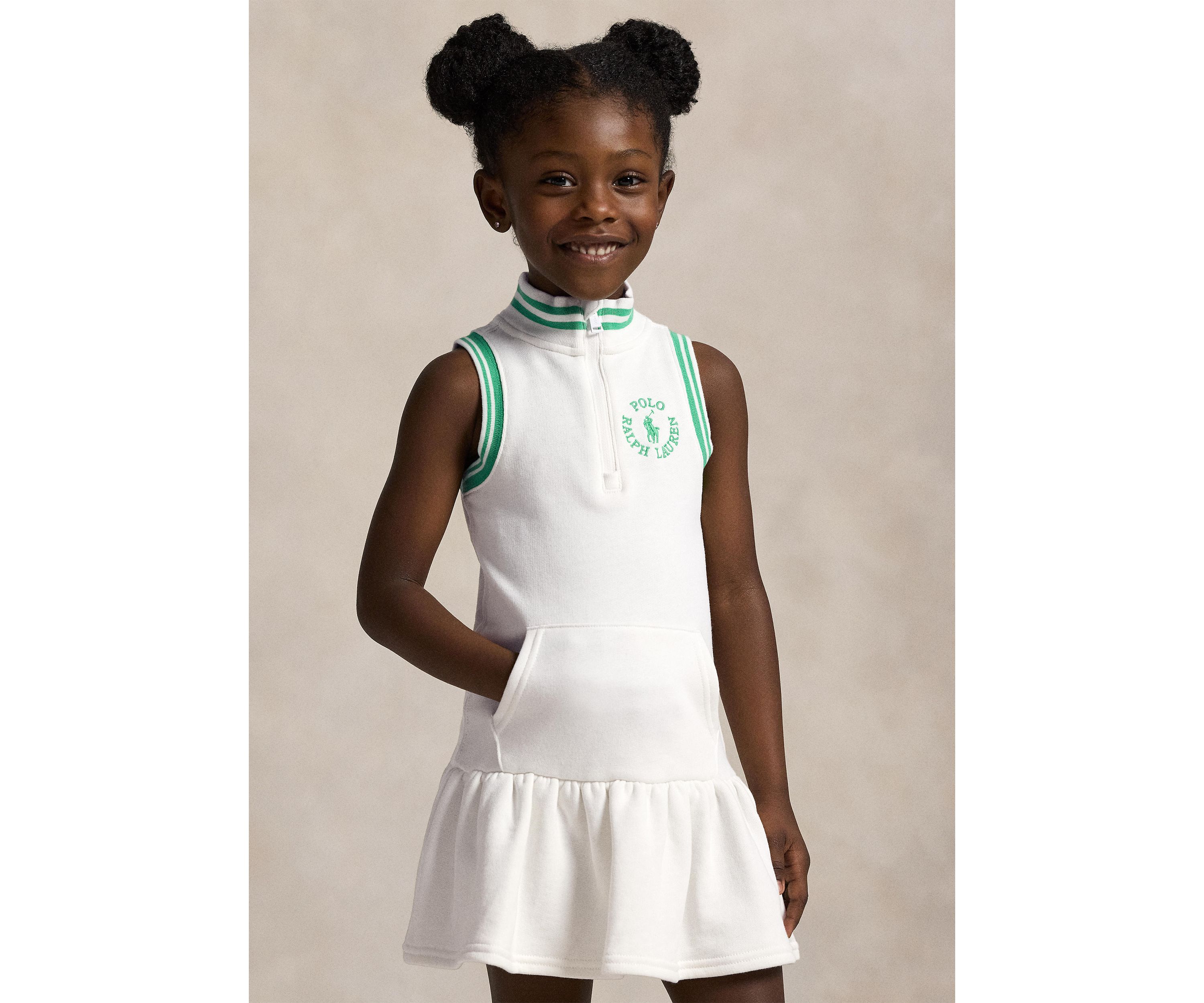 Girls 2-6x Big Pony Logo Terry Dress