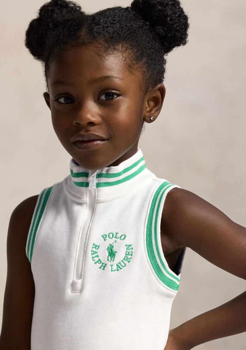 Girls 2-6x Big Pony Logo Terry Dress