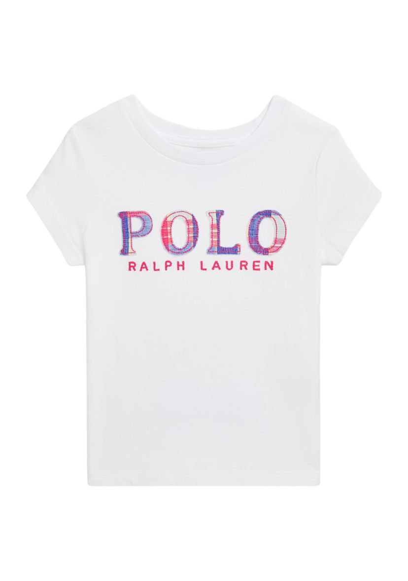 Girls 2-6x Logo Cotton Jersey Tee
