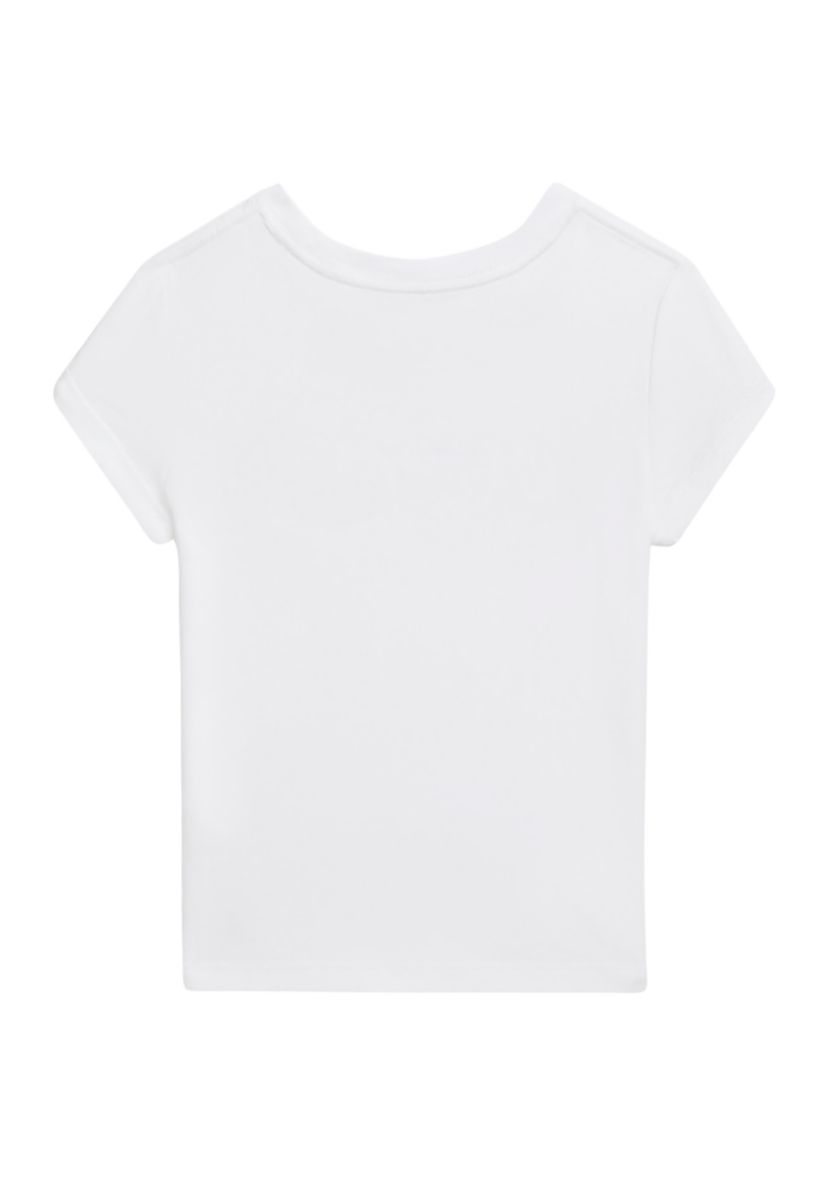 Girls 2-6x Logo Cotton Jersey Tee