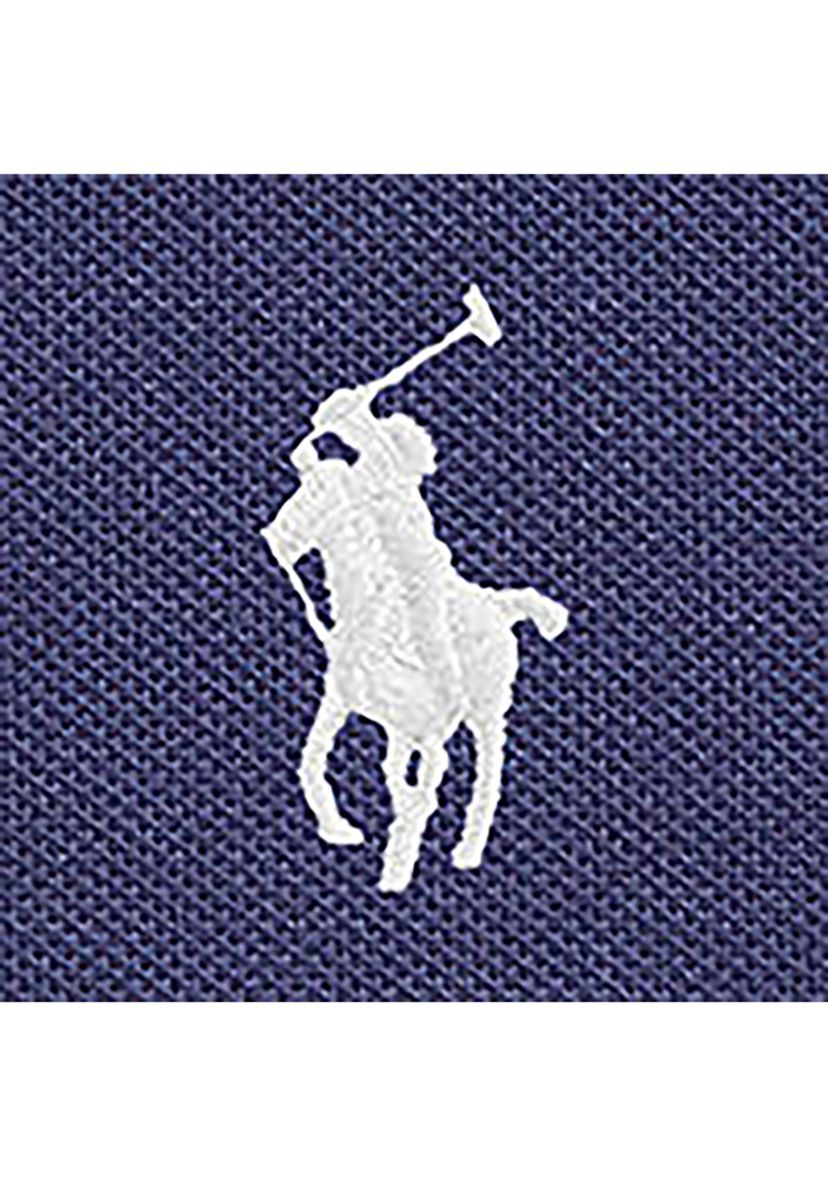 Girls 2-6x Boathouse Navy with White Mesh Polo Shirt 