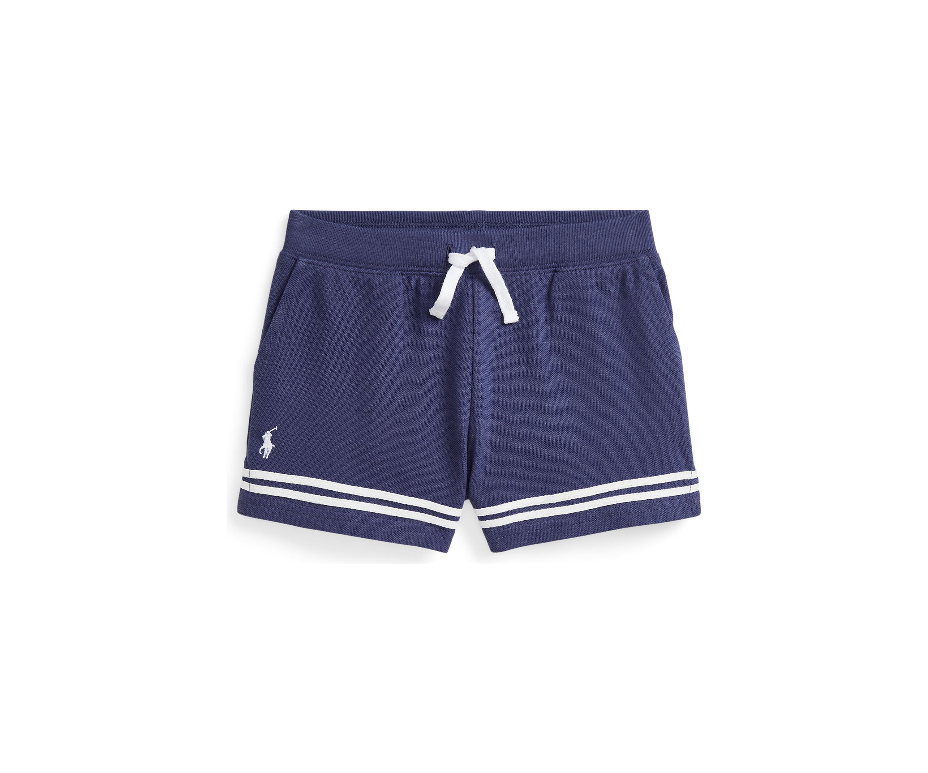 Girls 2-6x Striped Stretch Mesh Shorts