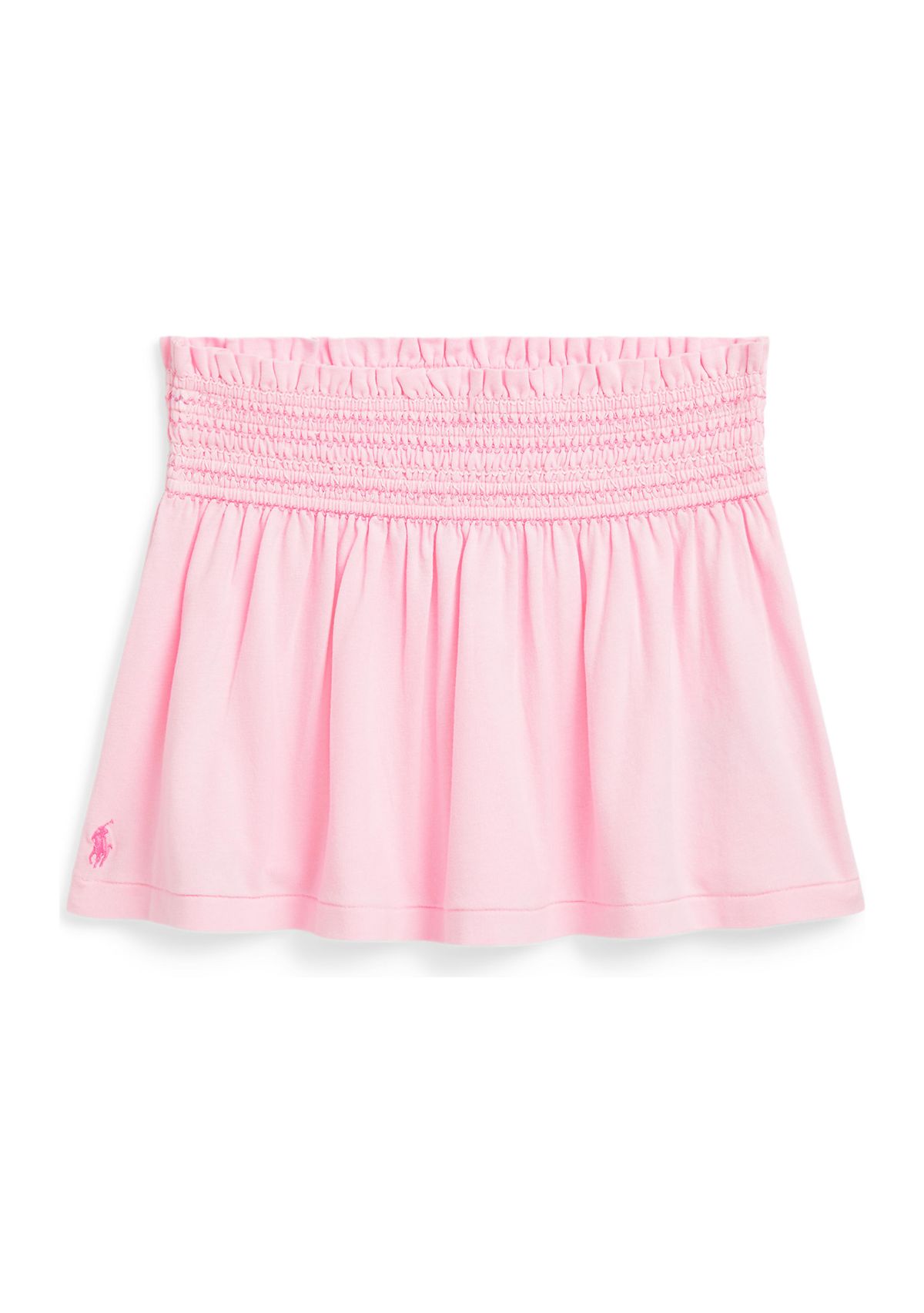 Girls 2-6x Smocked Cotton Jersey Skirt