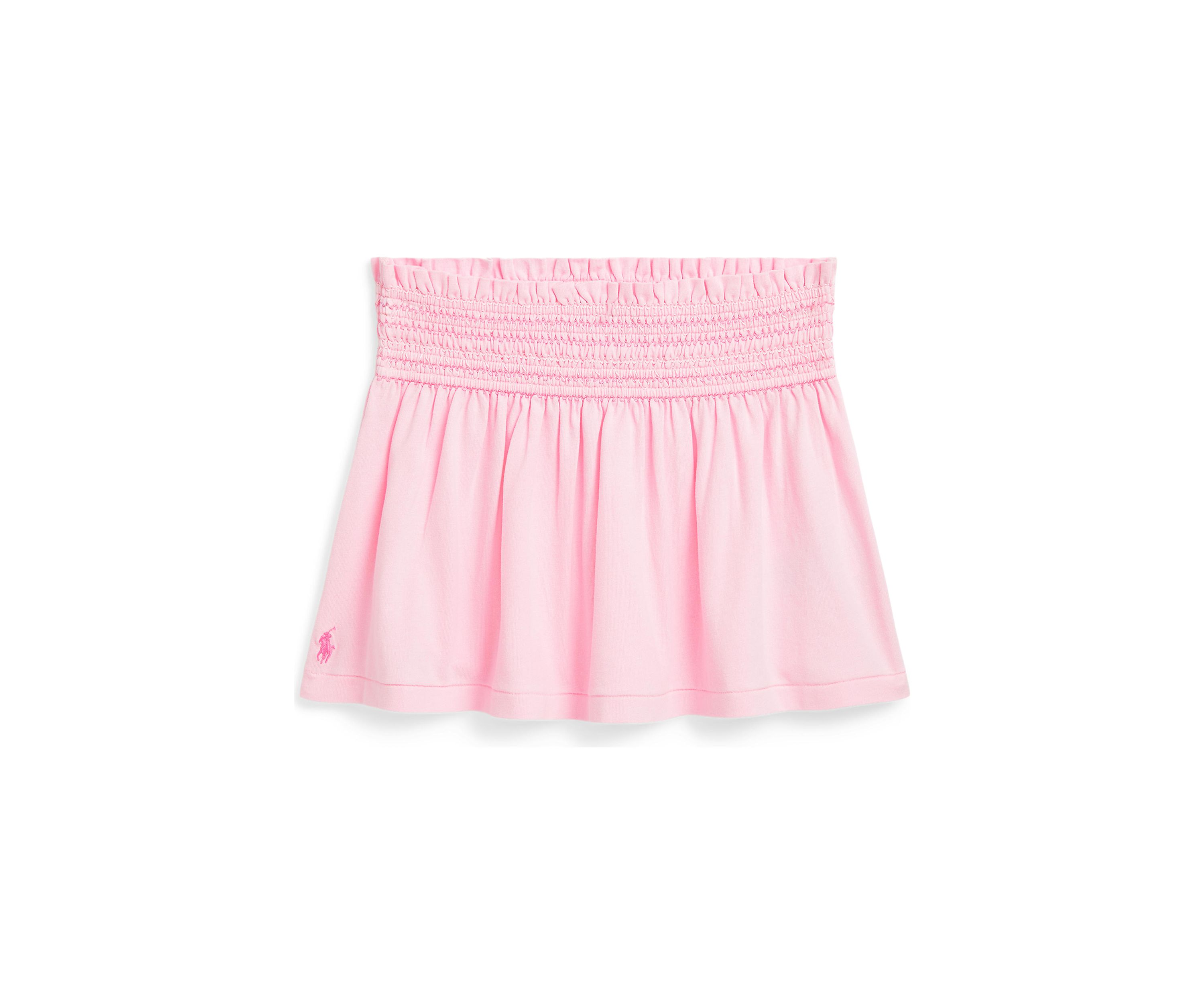Girls 2-6x Smocked Cotton Jersey Skirt