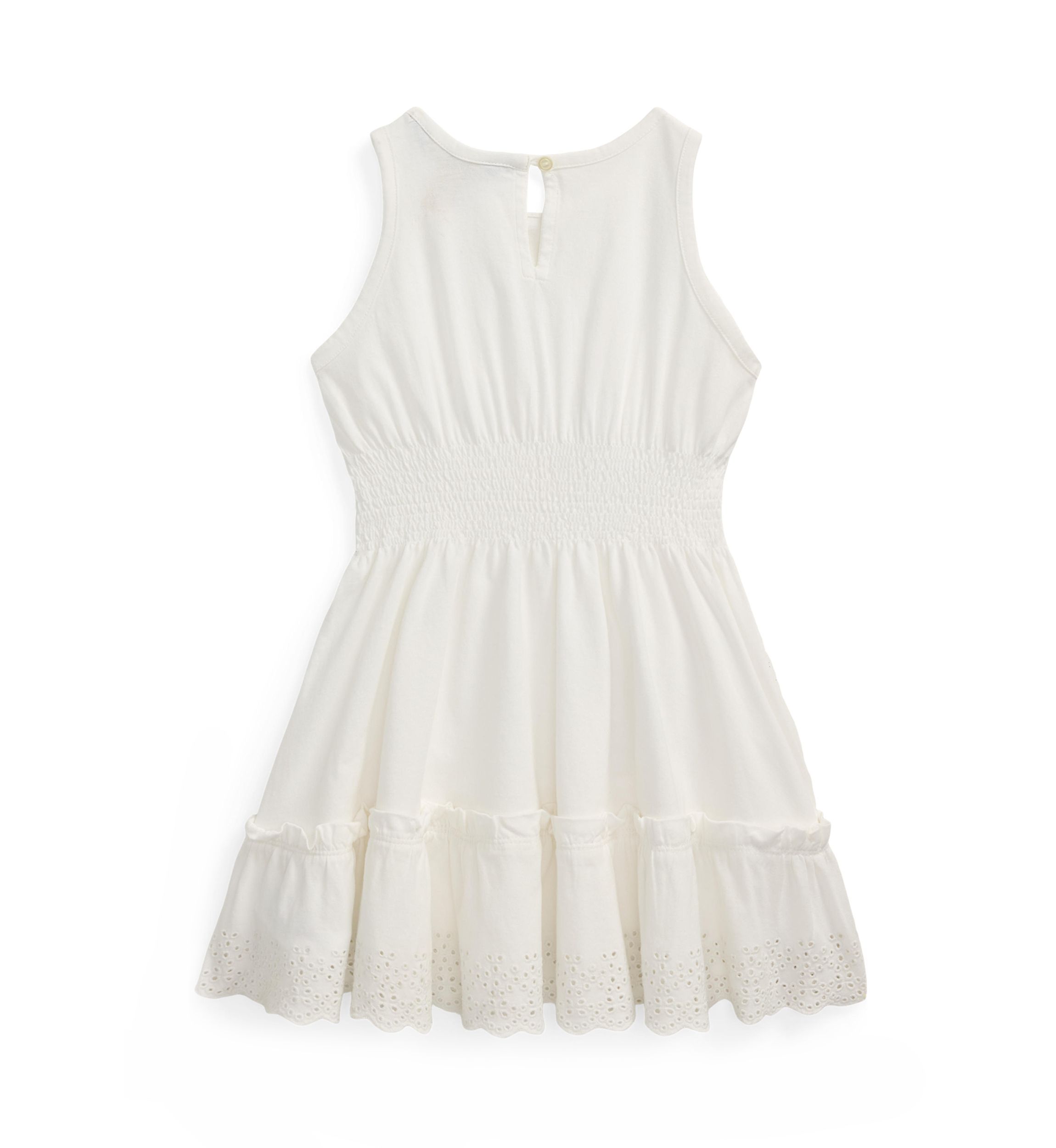 Girls 2-6x Eyelet-Embroidered Cotton Jersey Dress