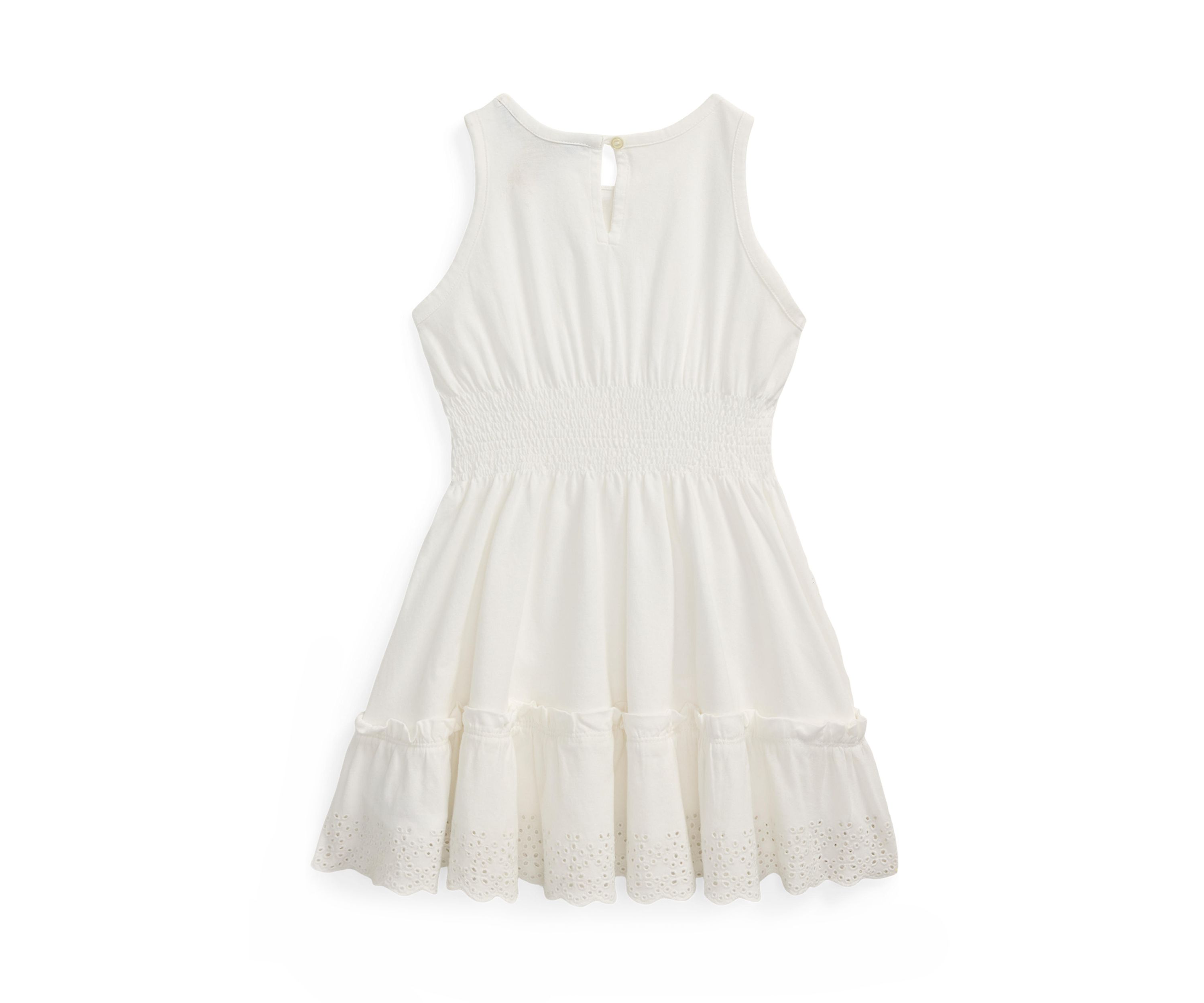 Girls 2-6x Eyelet-Embroidered Cotton Jersey Dress