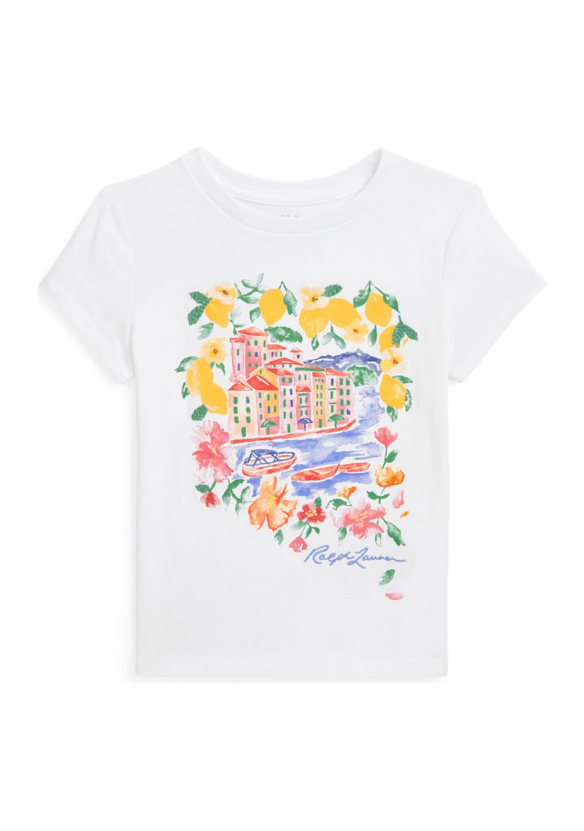 Girls 2-6x Cotton Jersey Graphic T-Shirt