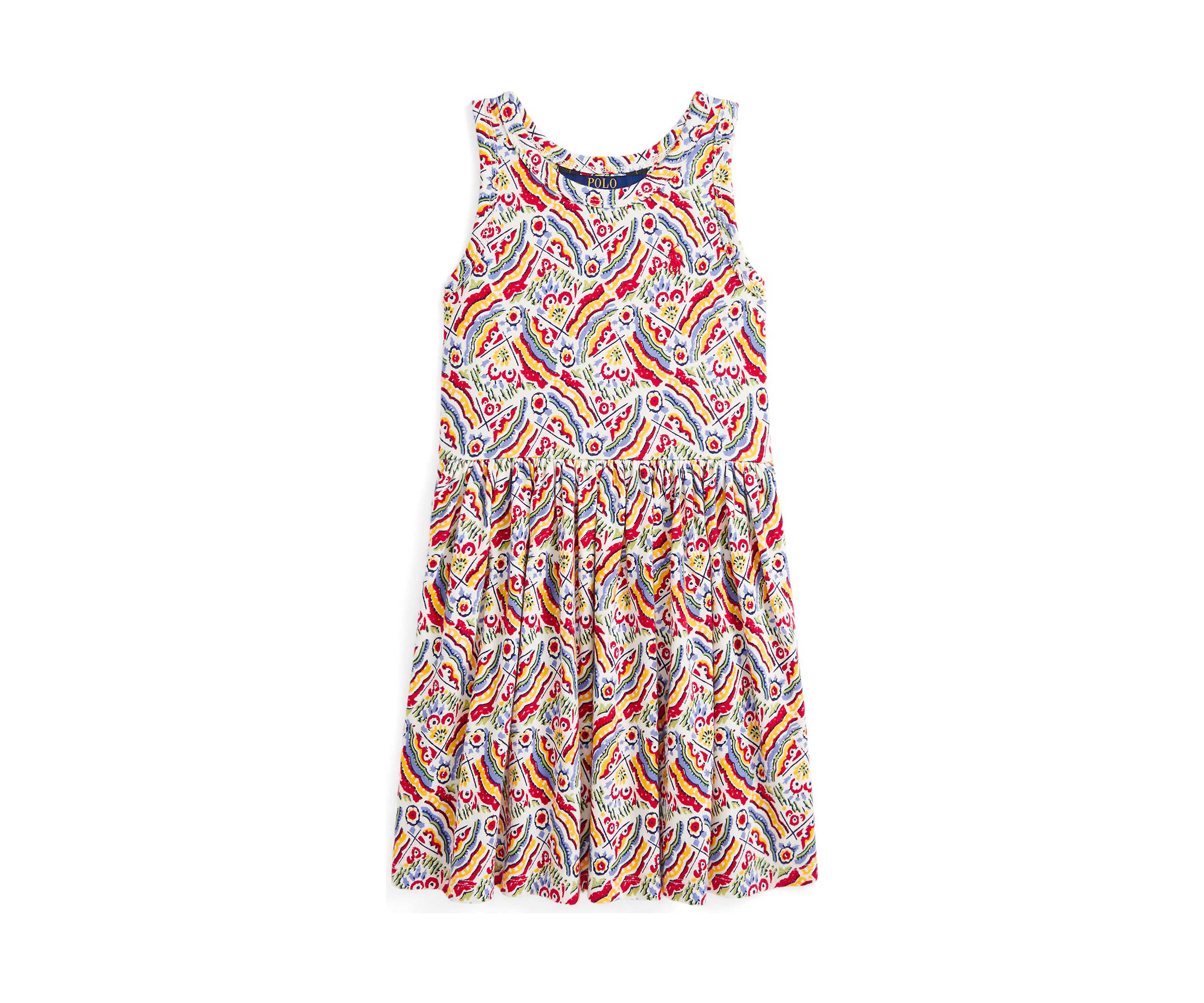 Girls 2-6x Riviera-Print Cotton Jersey Dress