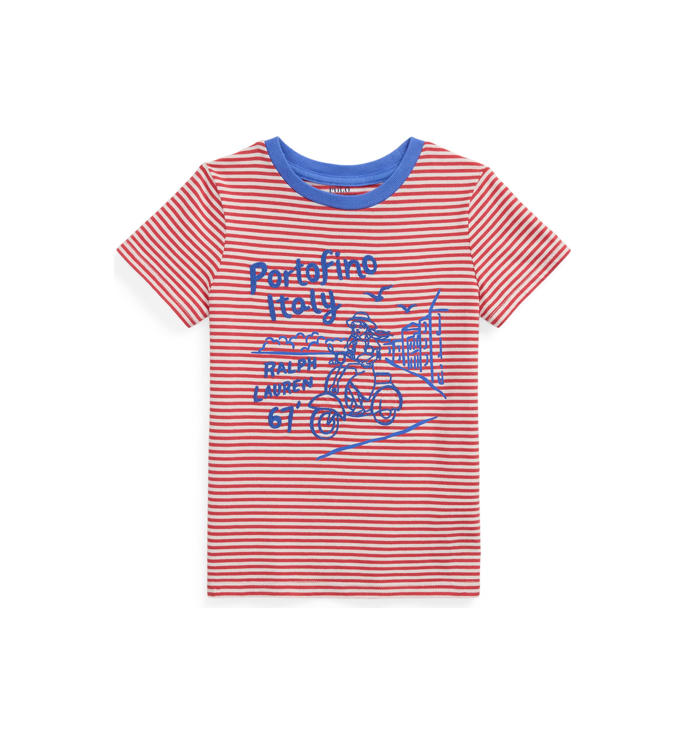 Girls 2-6x Embroidered Portofino Cotton Jersey T-Shirt