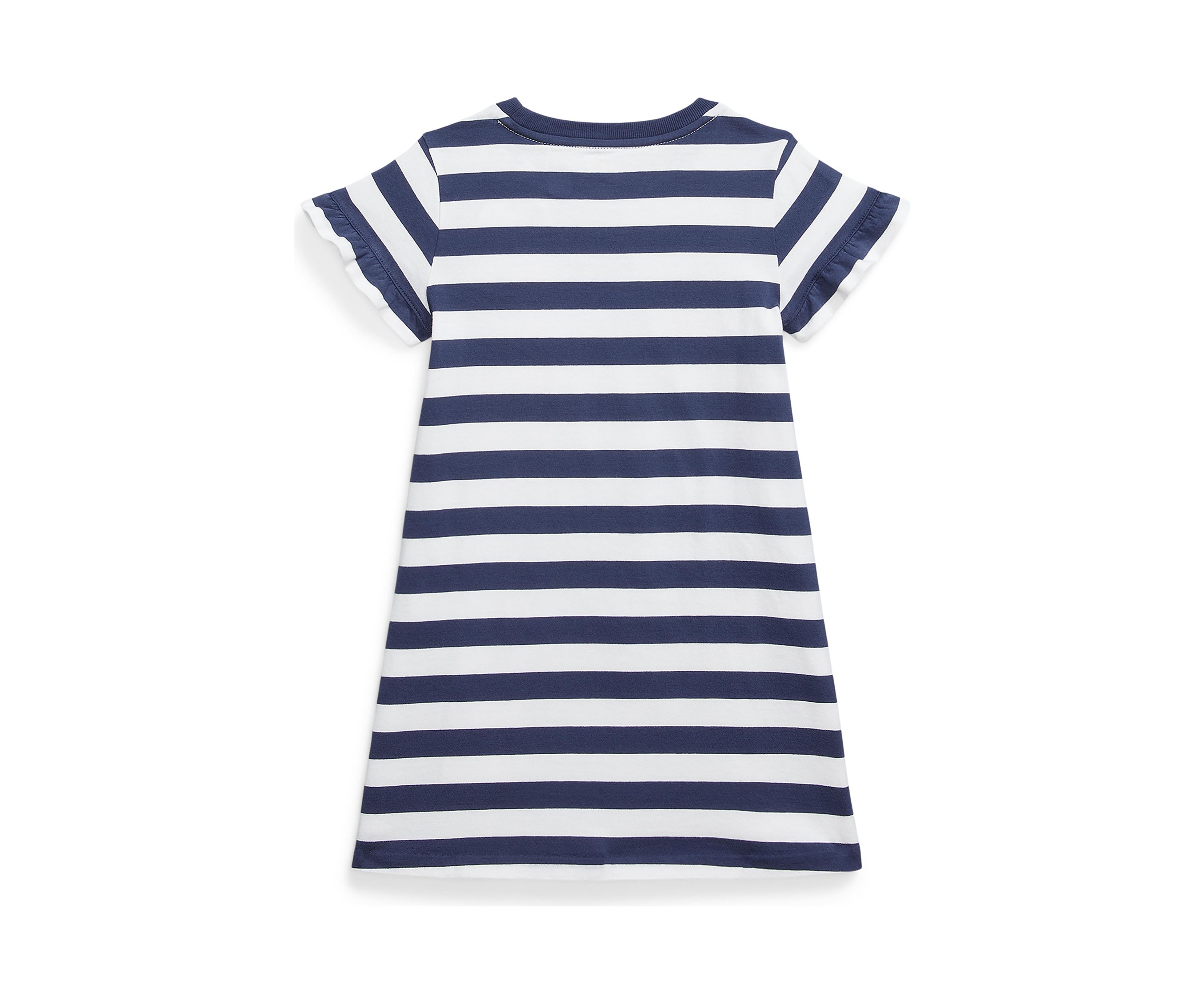Girls 2-6x Striped Polo Bear Cotton T-Shirt Dress