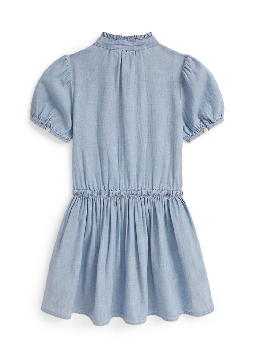 Girls 2-6x Logo Cotton Jersey Bubble Shortall