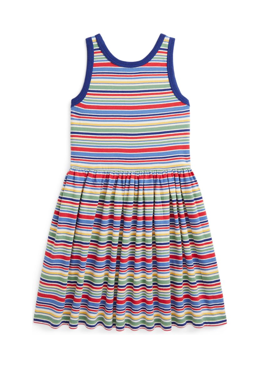 Girls 2-6x Striped Cotton Jersey Dress