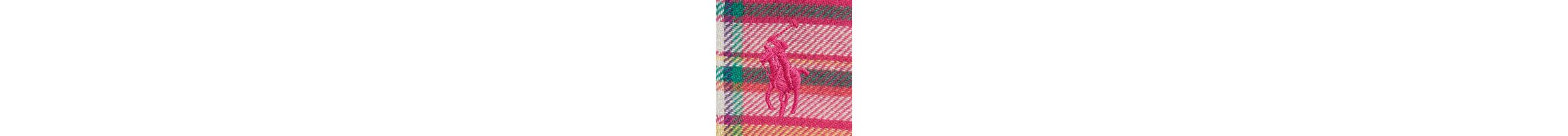 Girls 2-6x Plaid Cotton Madras Shirtdress