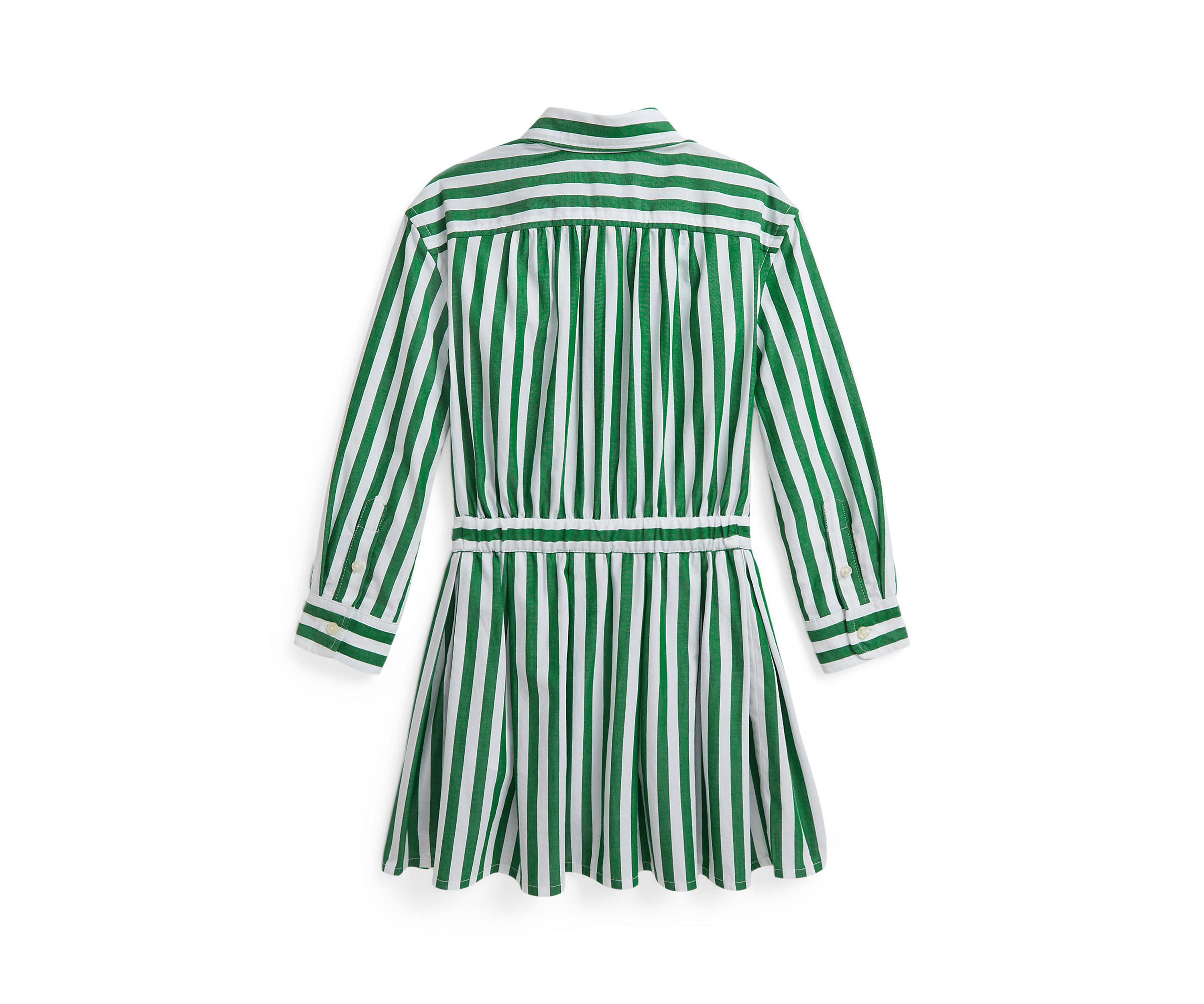 Girls 2-6x Striped Cotton Poplin Shirtdress