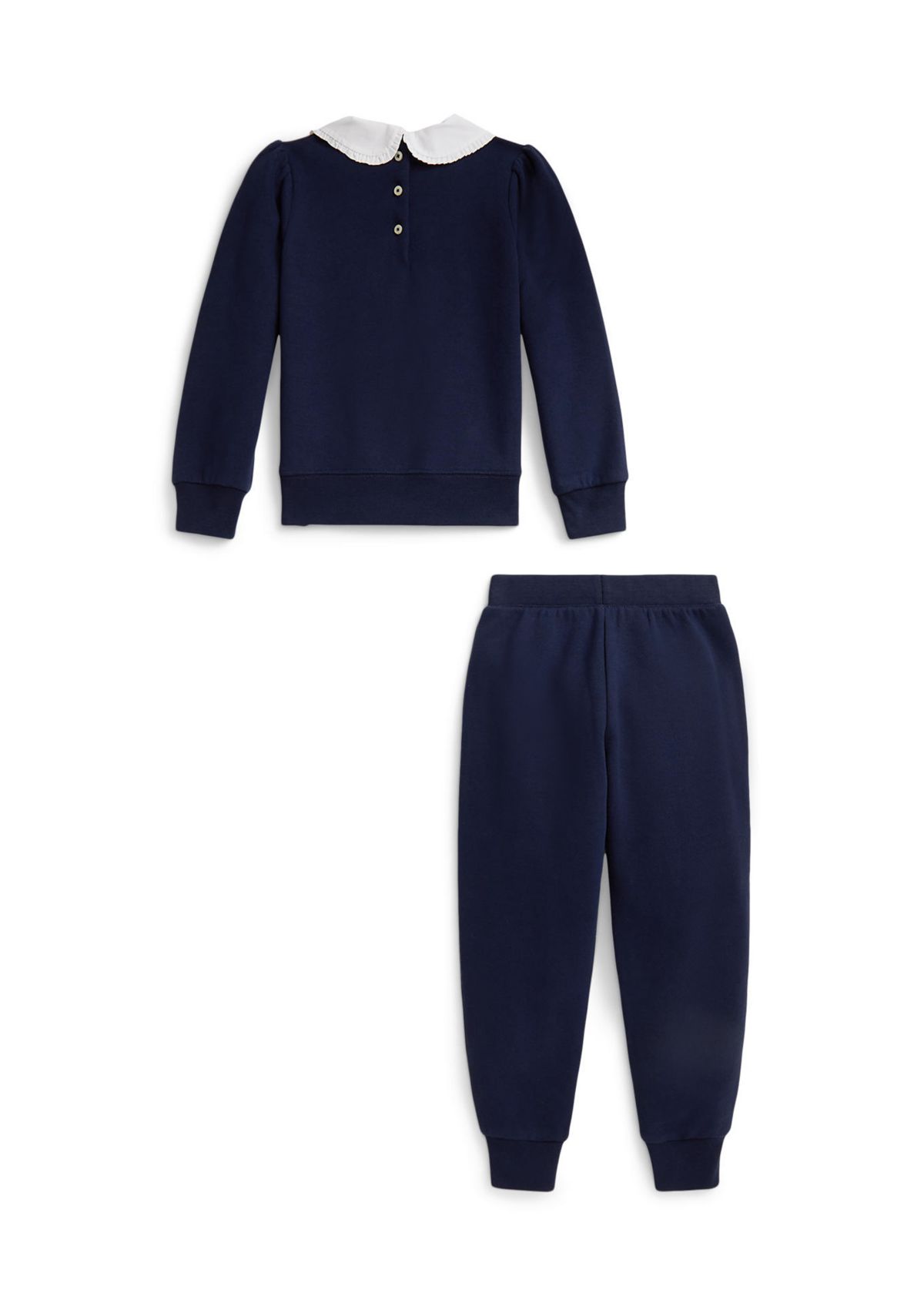 Girls 2-6x Argyle Logo Fleece Sweatshirt & Pants Set