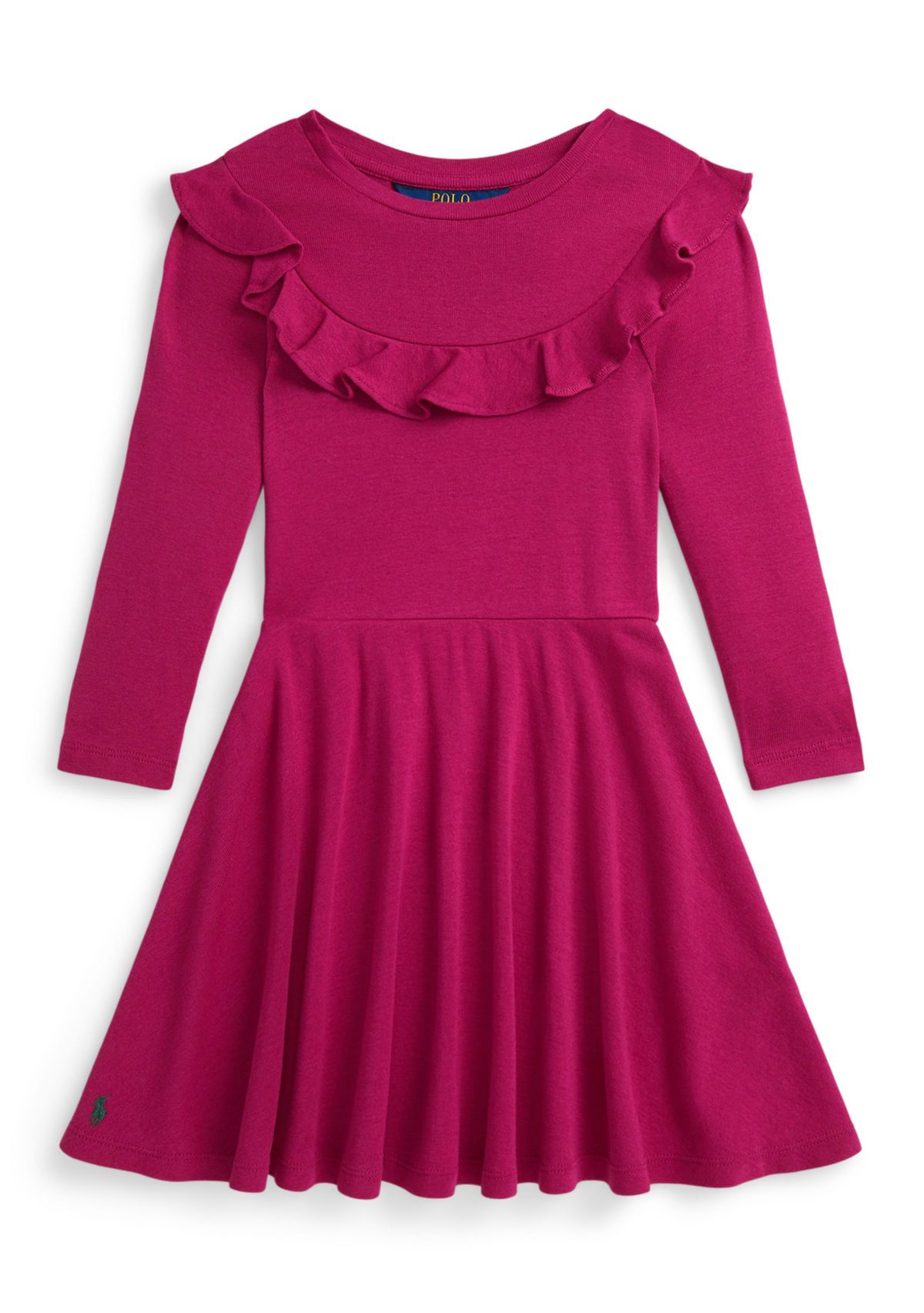 Girls 2-6x Ruffled Cotton Modal Dress
