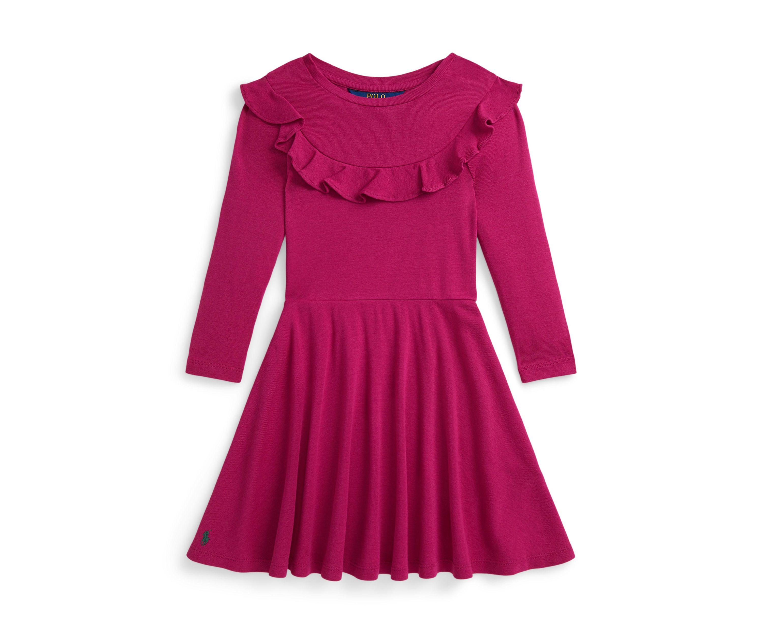 Girls 2-6x Ruffled Cotton Modal Dress