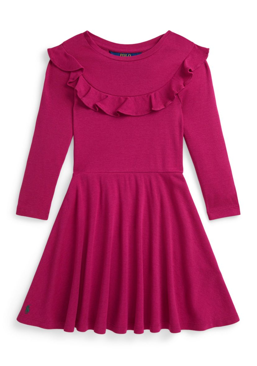 Girls 2-6x Ruffled Cotton Modal Dress