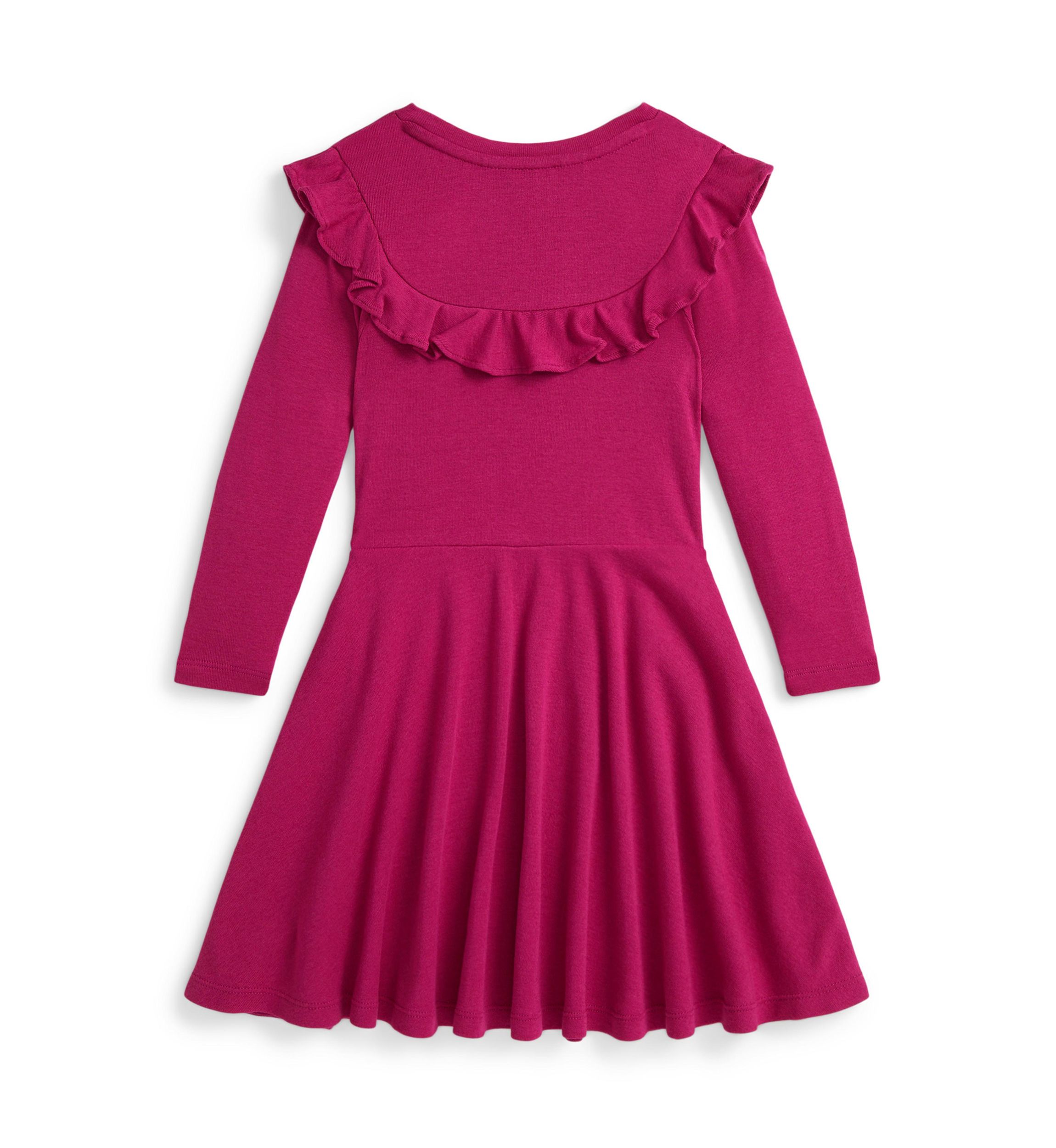 Girls 2-6x Ruffled Cotton Modal Dress