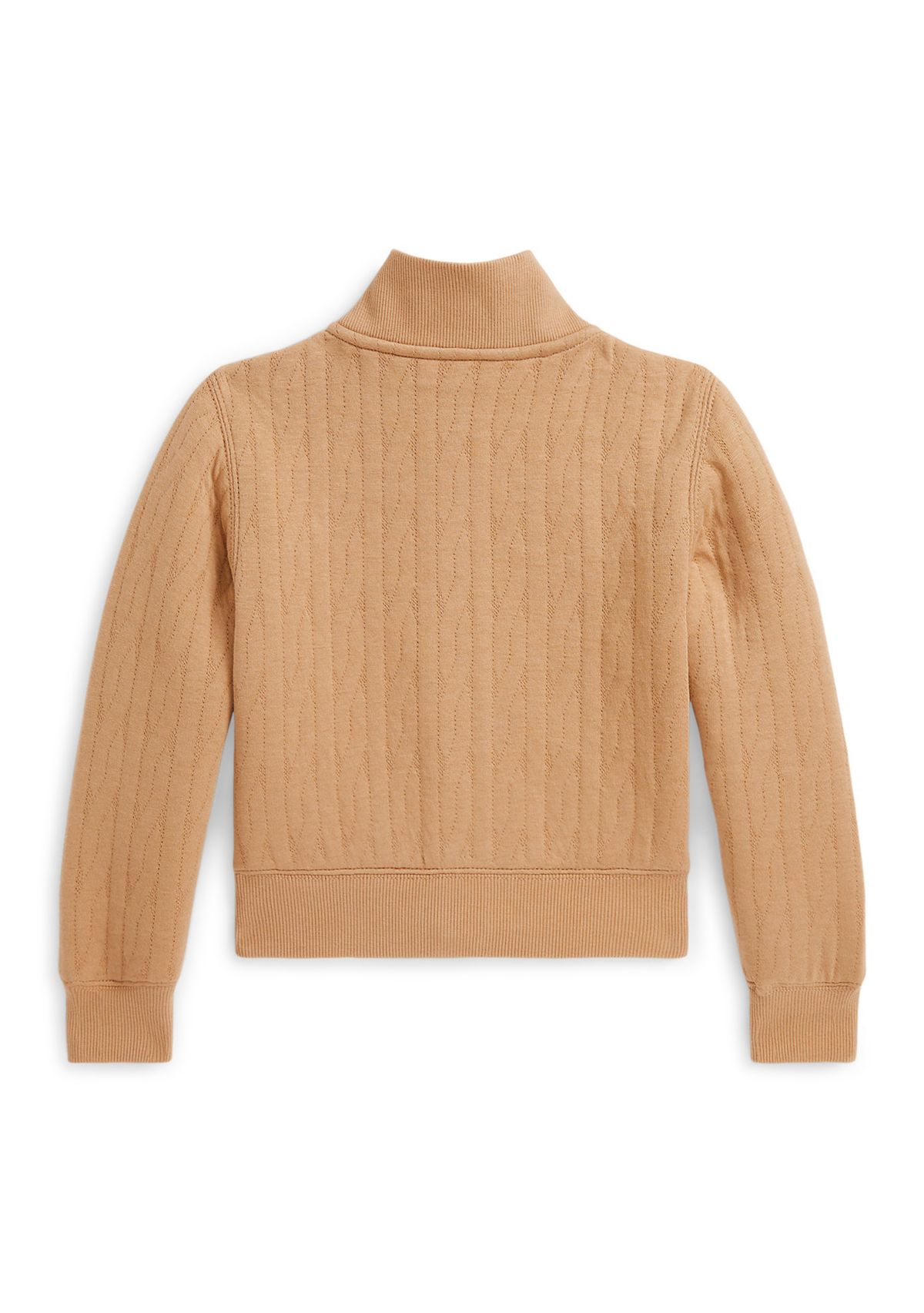 Girls 2-6x Quilted Cable-Motif Jacket