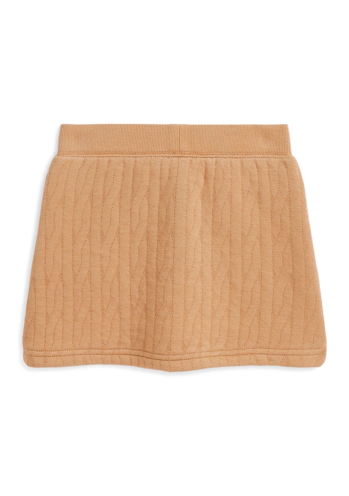 Girls 2-6x Quilted Cable-Motif Skirt