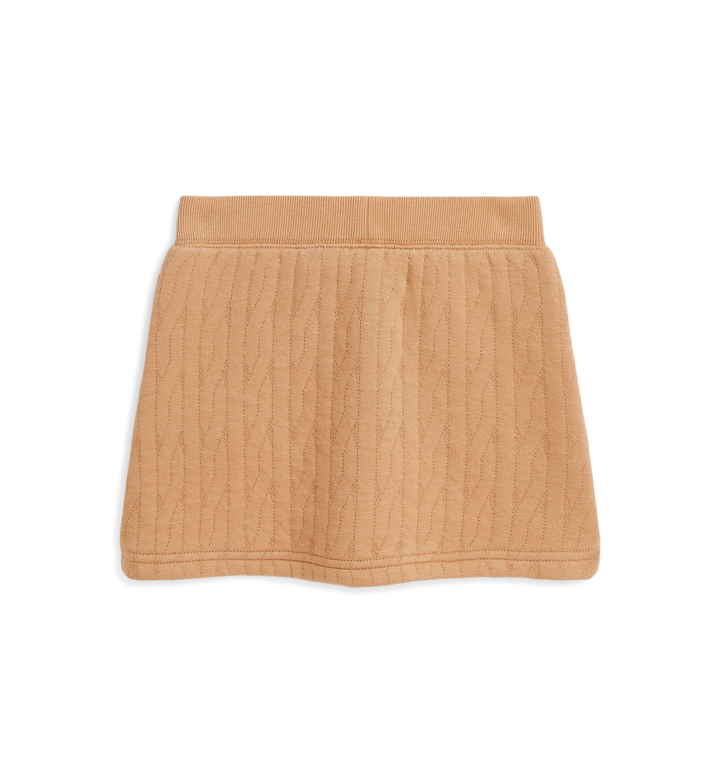 Girls 2-6x Quilted Cable-Motif Skirt