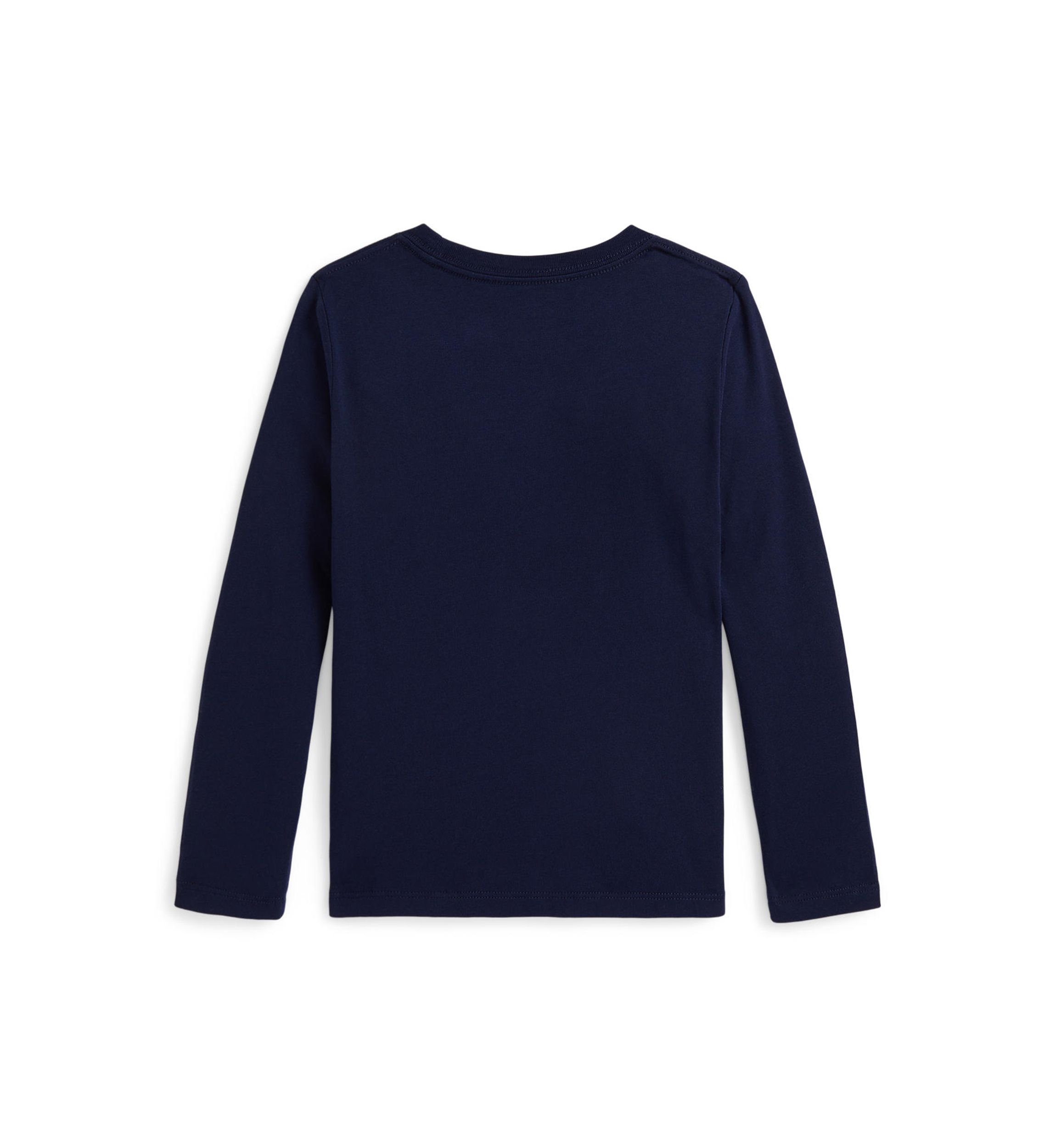 Girls 2-6x Dog-Print Cotton Long-Sleeve Tee