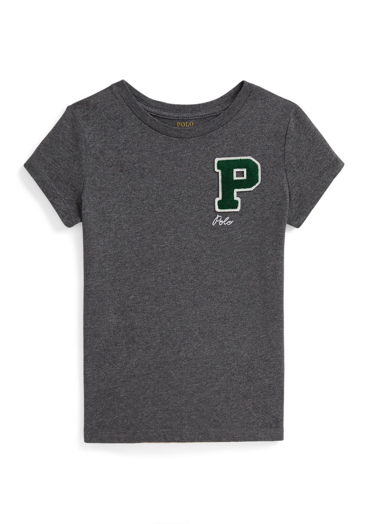 Girls 2-6x Cotton Jersey Letterman Tee