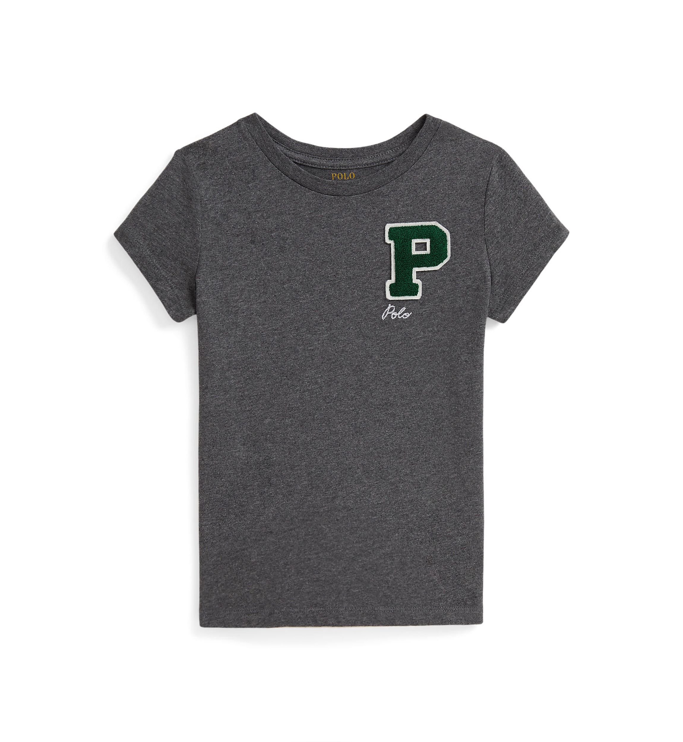 Girls 2-6x Cotton Jersey Letterman Tee
