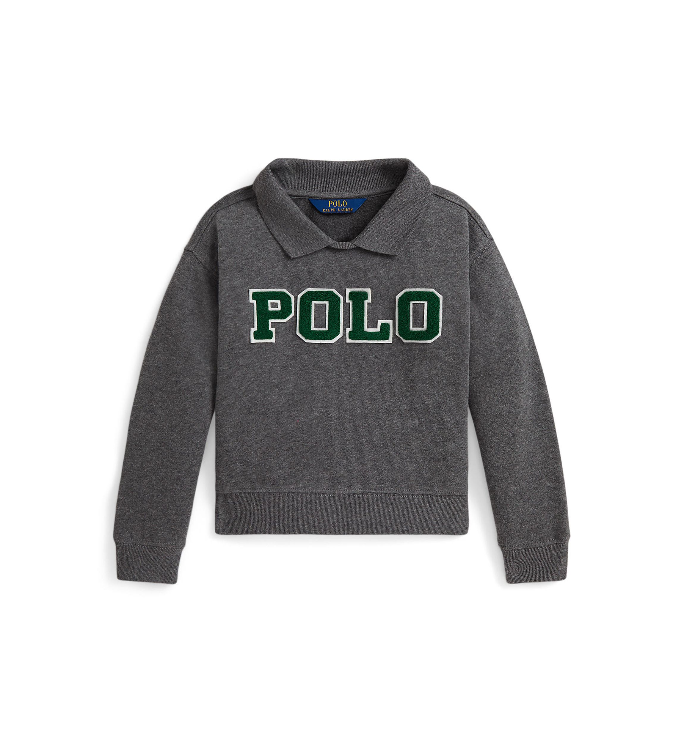Girls 2-6x Logo Fleece Polo Sweatshirt